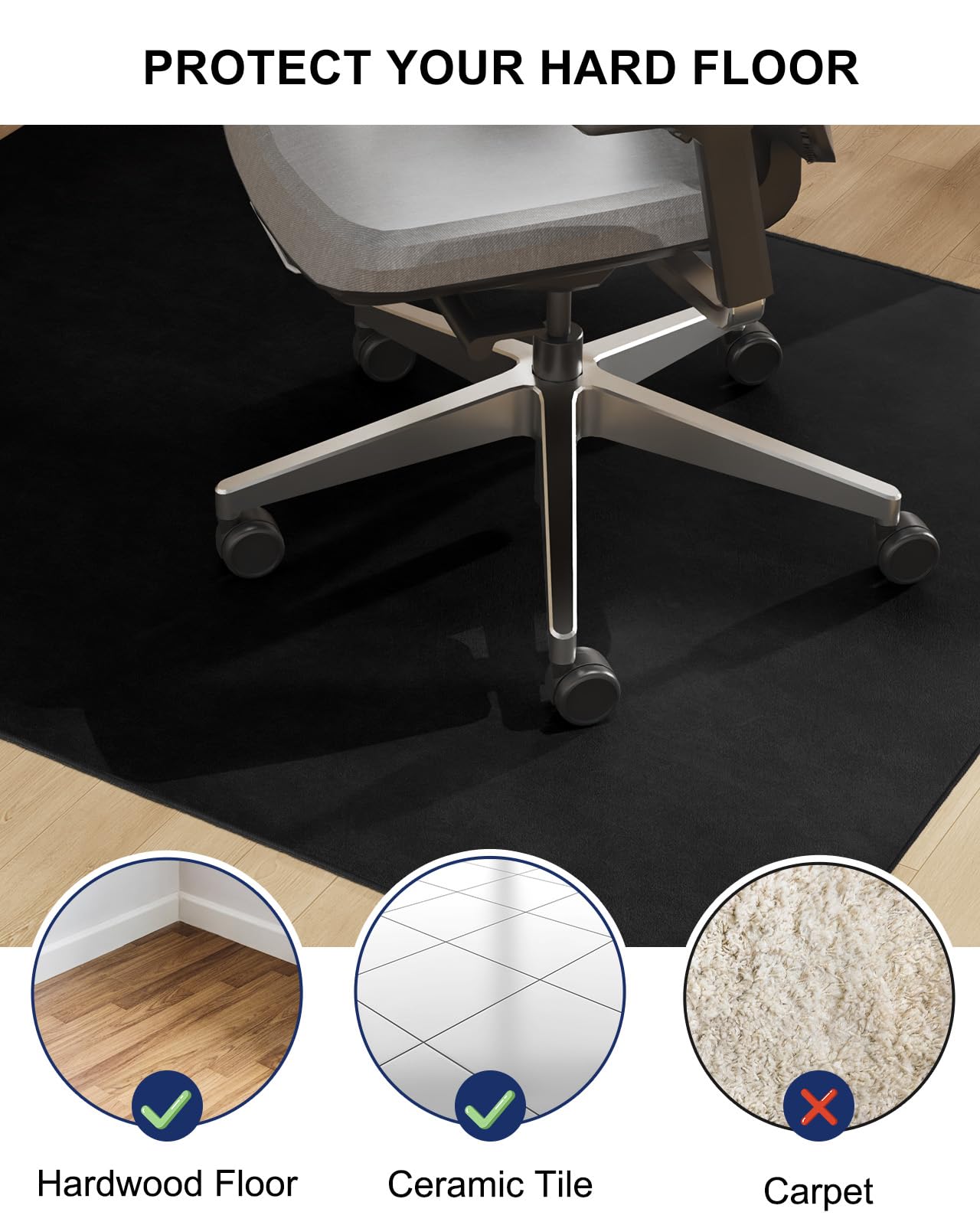 Chair Mat for Hard Floors