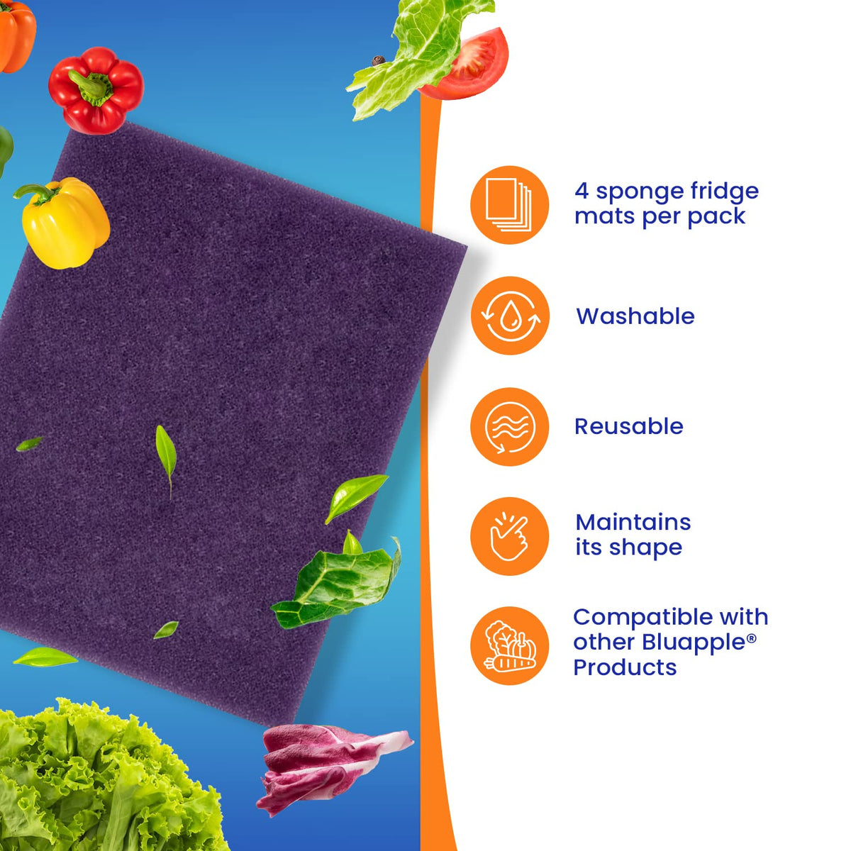 FreshMats Refrigerator Bin Liner (5 Sq Ft )