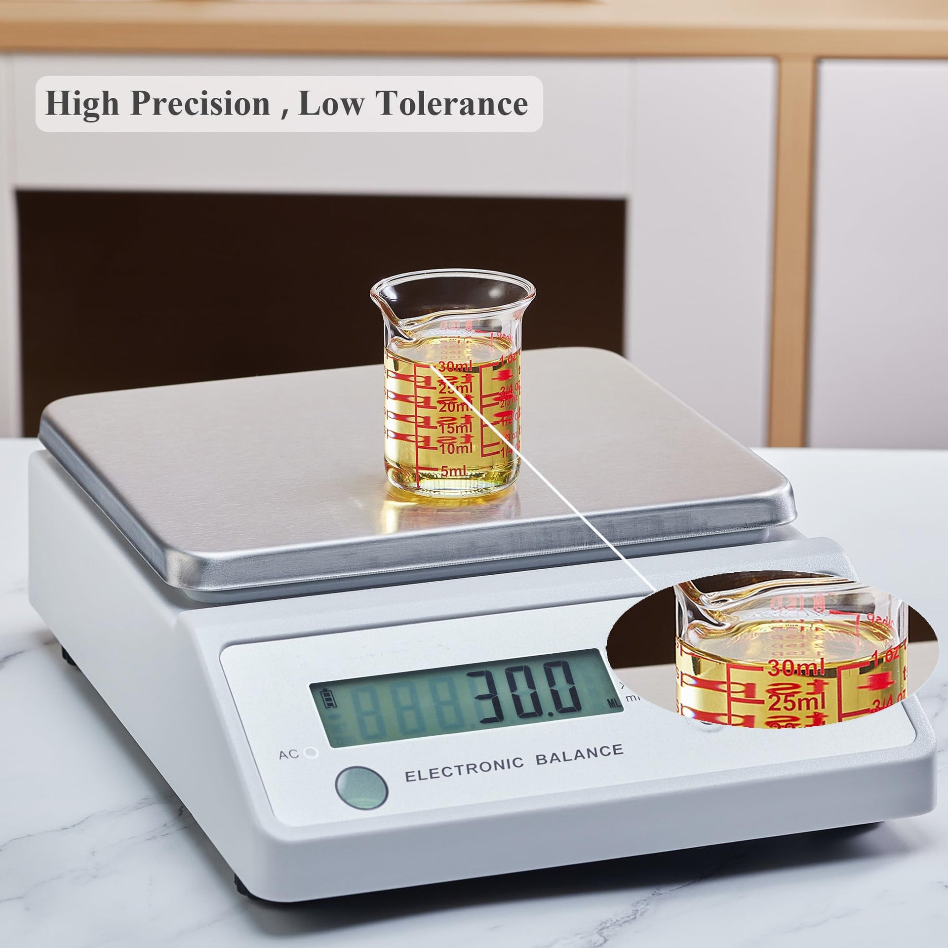 Glass Measuring Cups with V (2 Count (1 fl oz each))