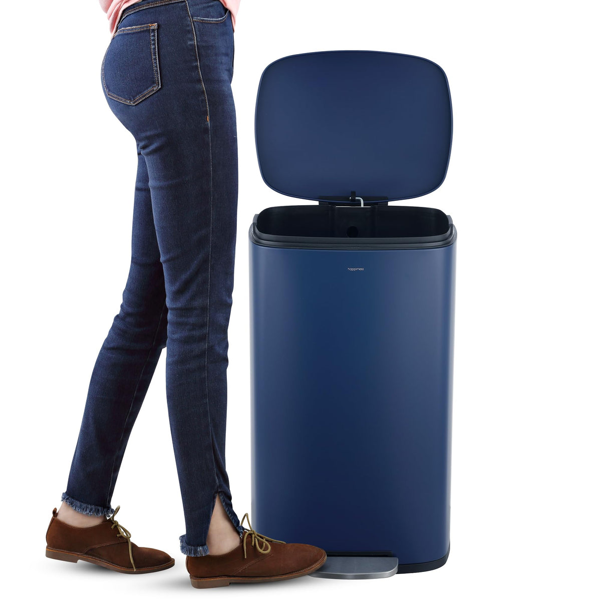 Curtis 8 Gal Step Trash Can Soft Close 25"