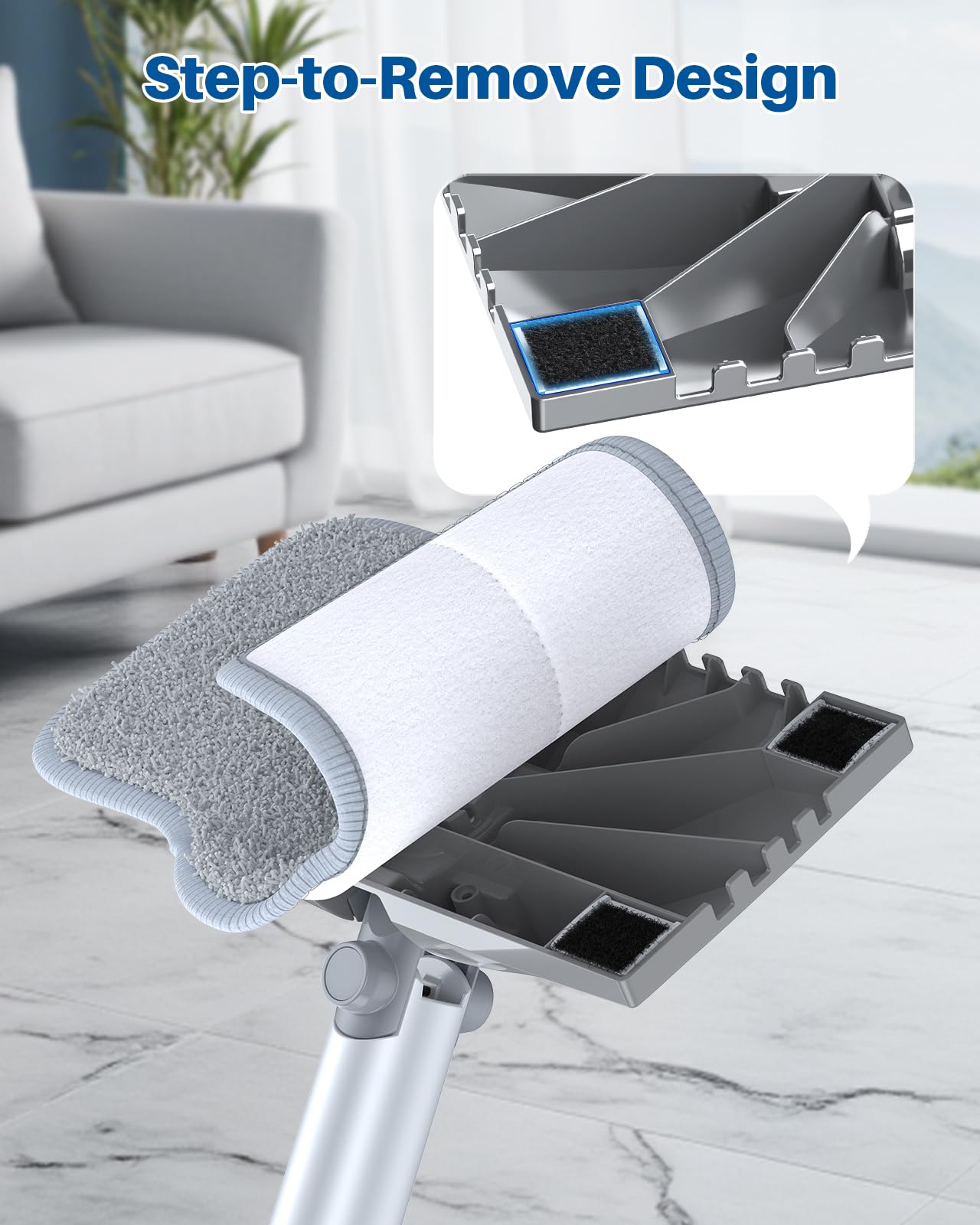 6 Pack Steam Mop Replacement Pads for Multi