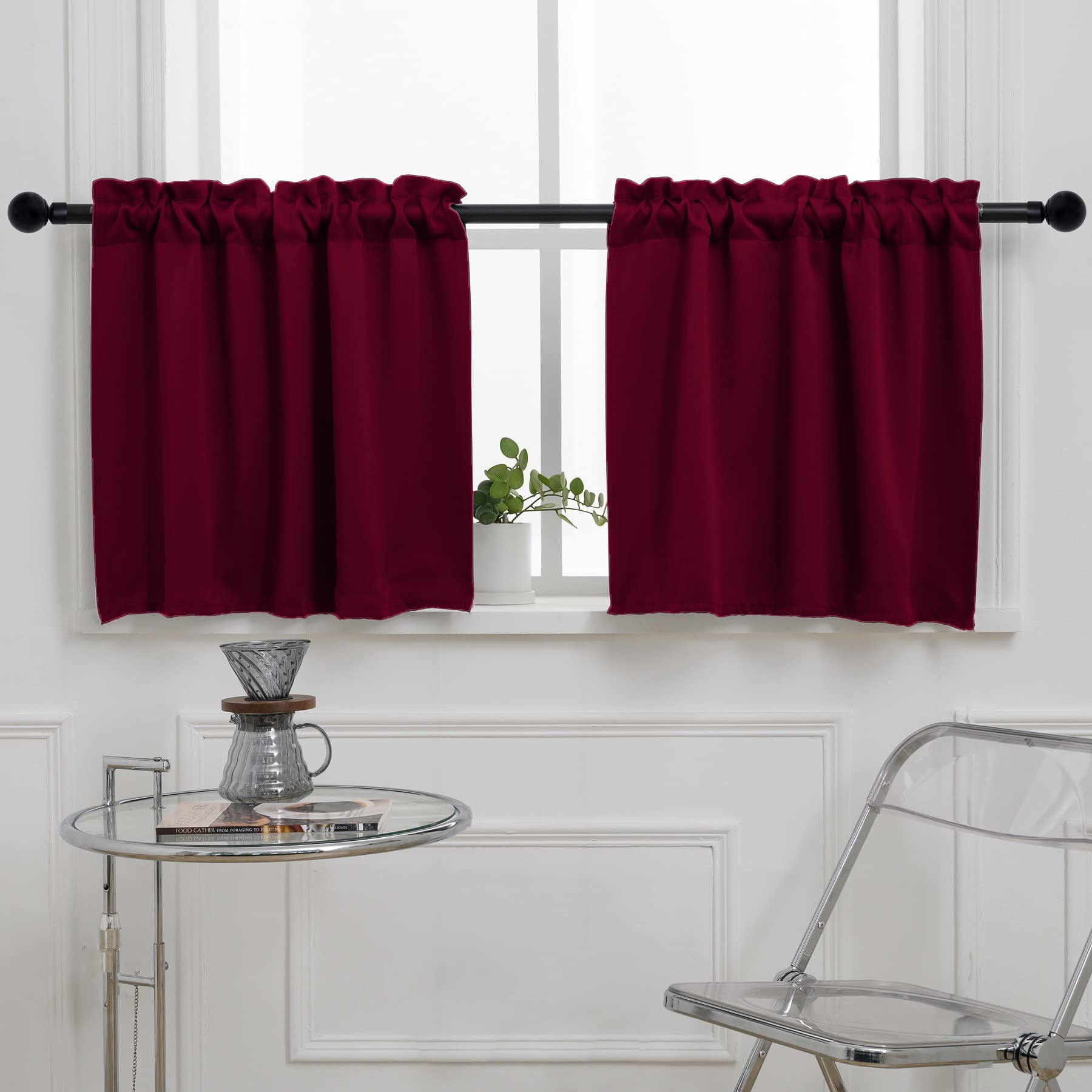 Cafe Curtain 30 Inches Long (2 Count)
