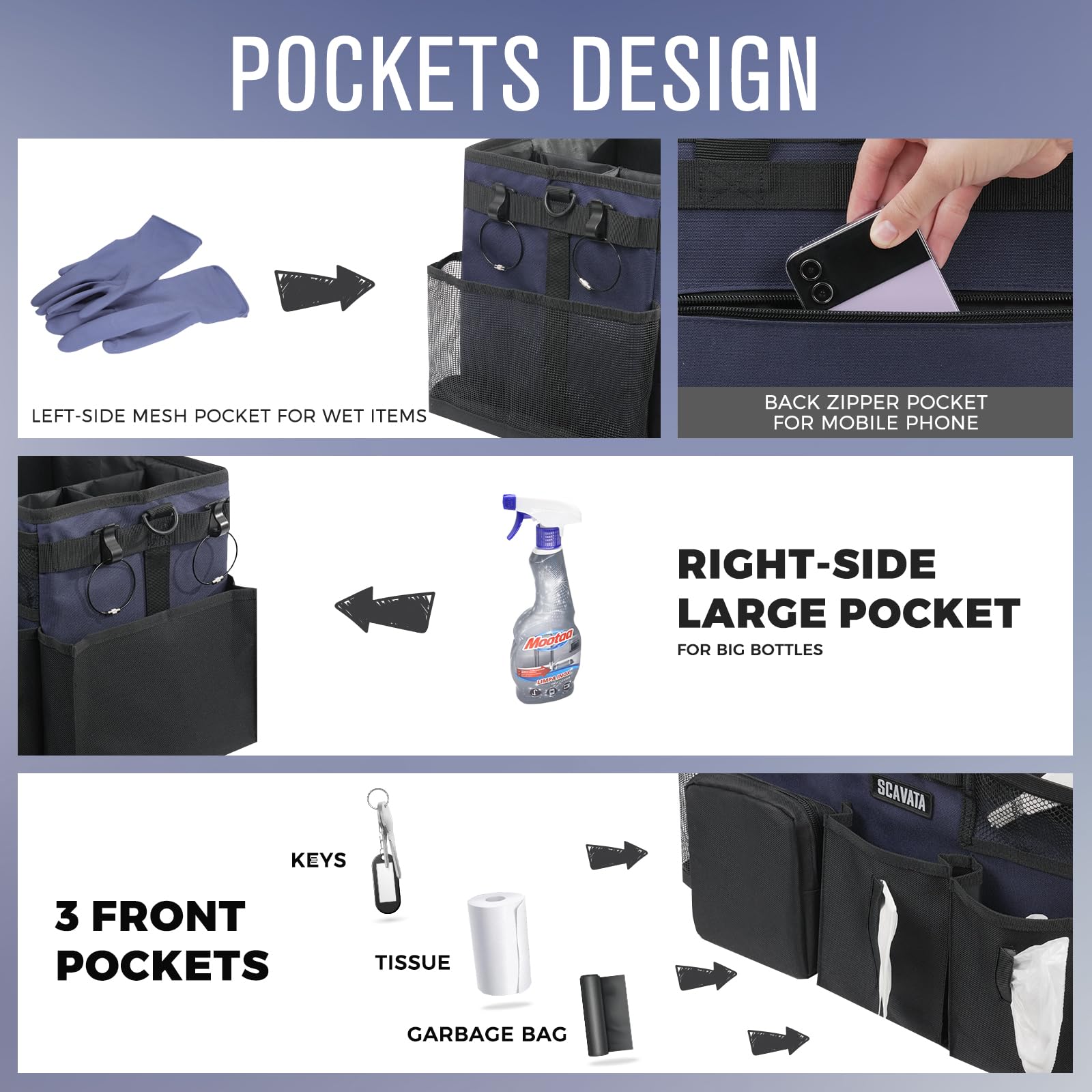 Wearable Cleaning Caddy Bag