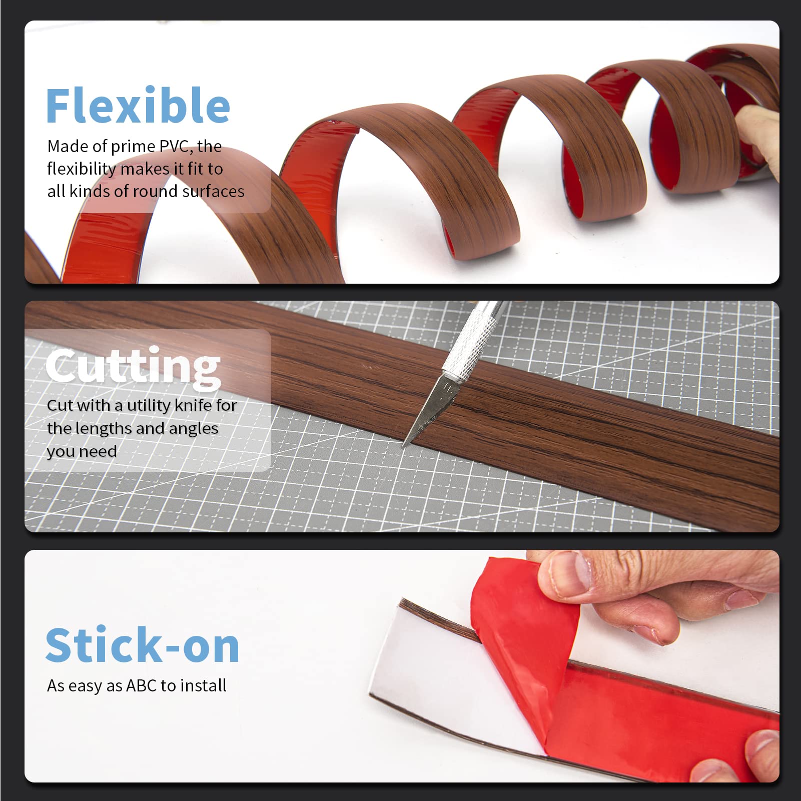 10 ft Vinyl Floor Transition Strip (10 Foot)