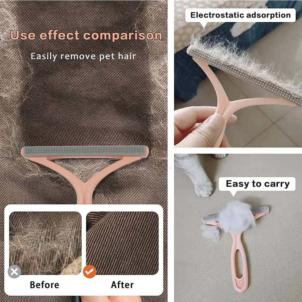 Pet Hair Remover Carpet Rake (2 Count)