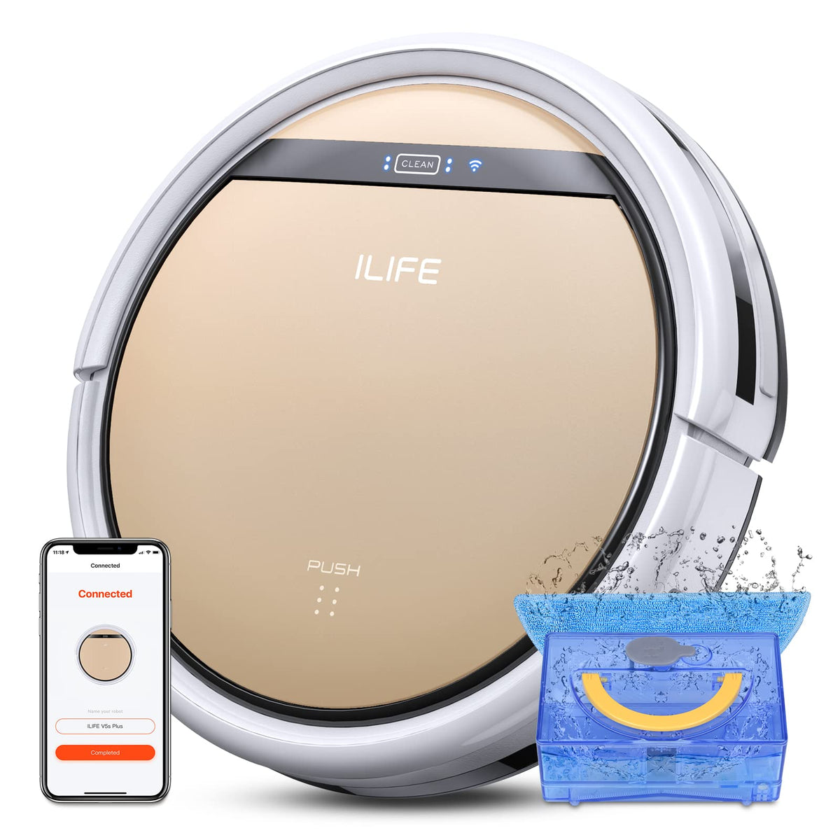 V5s Plus Robot Vacuum and Mop Combo