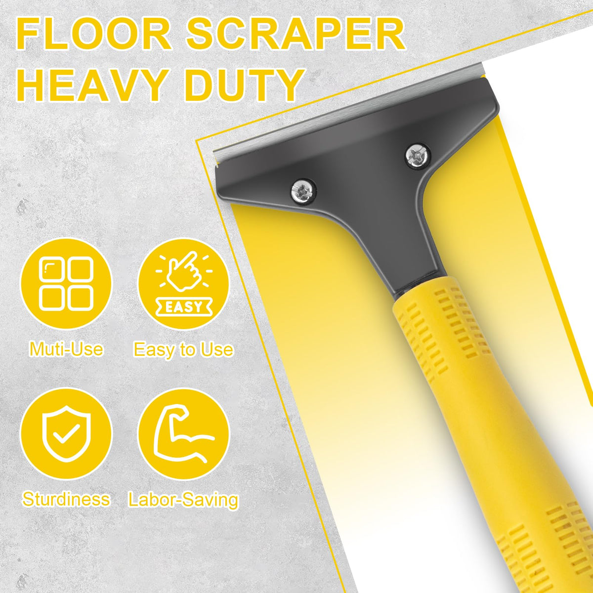 Scraper Tool 4" Wide Heavy Duty Floor Scraper