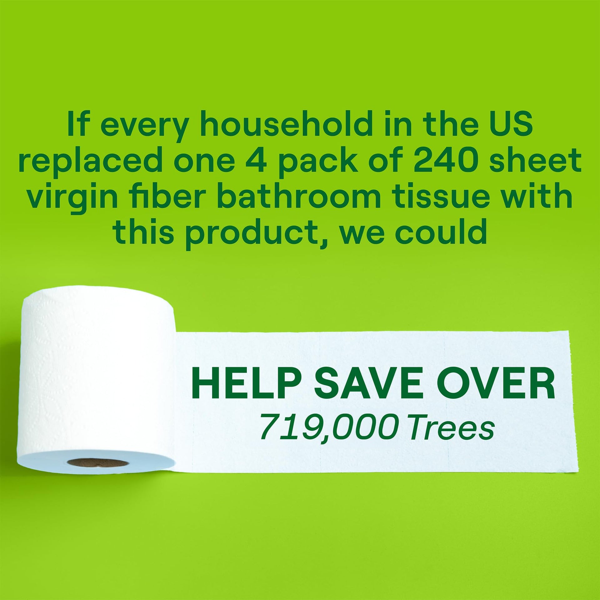 Toilet Paper 100% Recycled 2 (4 Count)