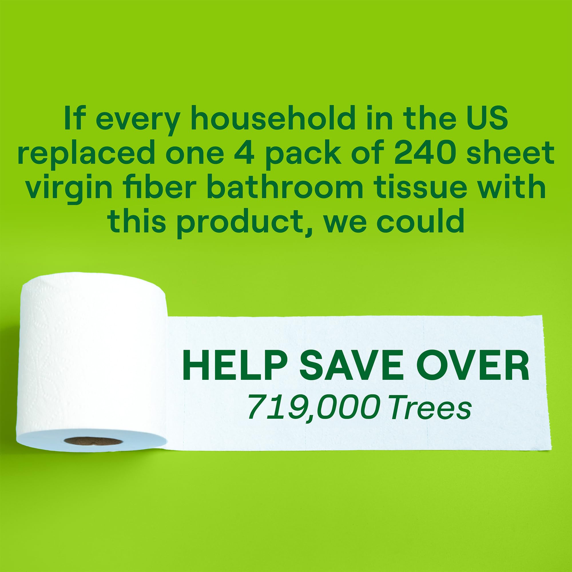 Toilet Paper 100% Recycled 2 (4 Count)