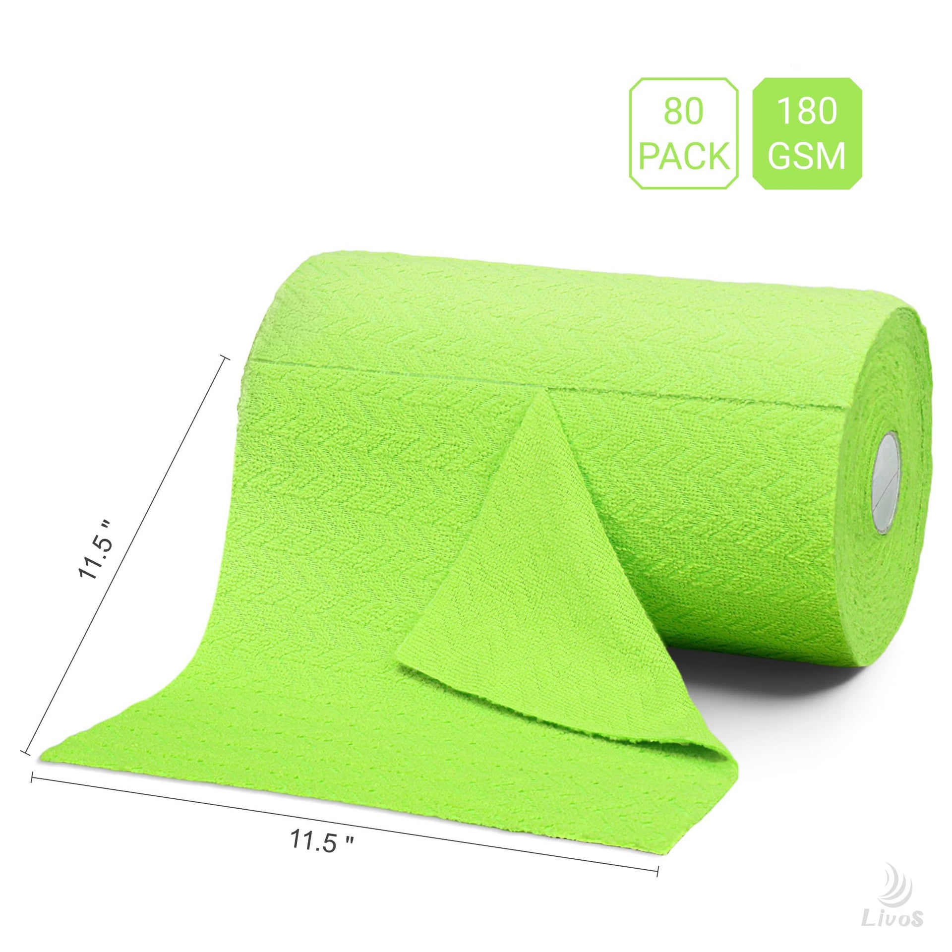 Microfiber Cleaning Cloth Roll (80 Count)