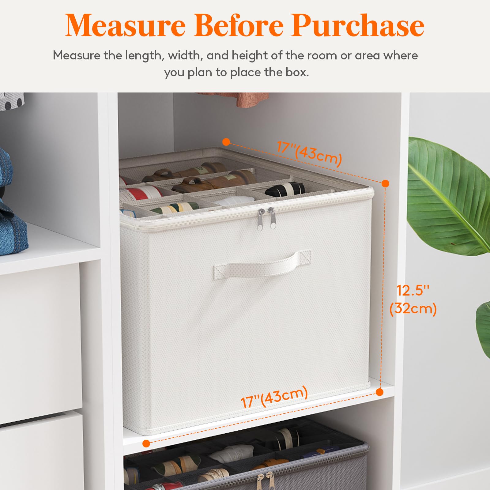 Shoe Storage Organizer for Closet (3 Count)