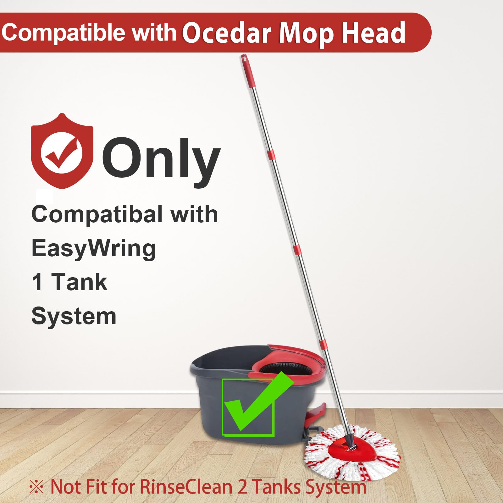 Spin Mop Replacement Head (4 Count)