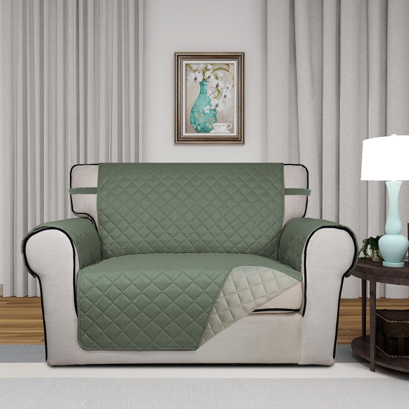 Reversible Quilted Sofa Cover Dog Couch Covers for Sofa