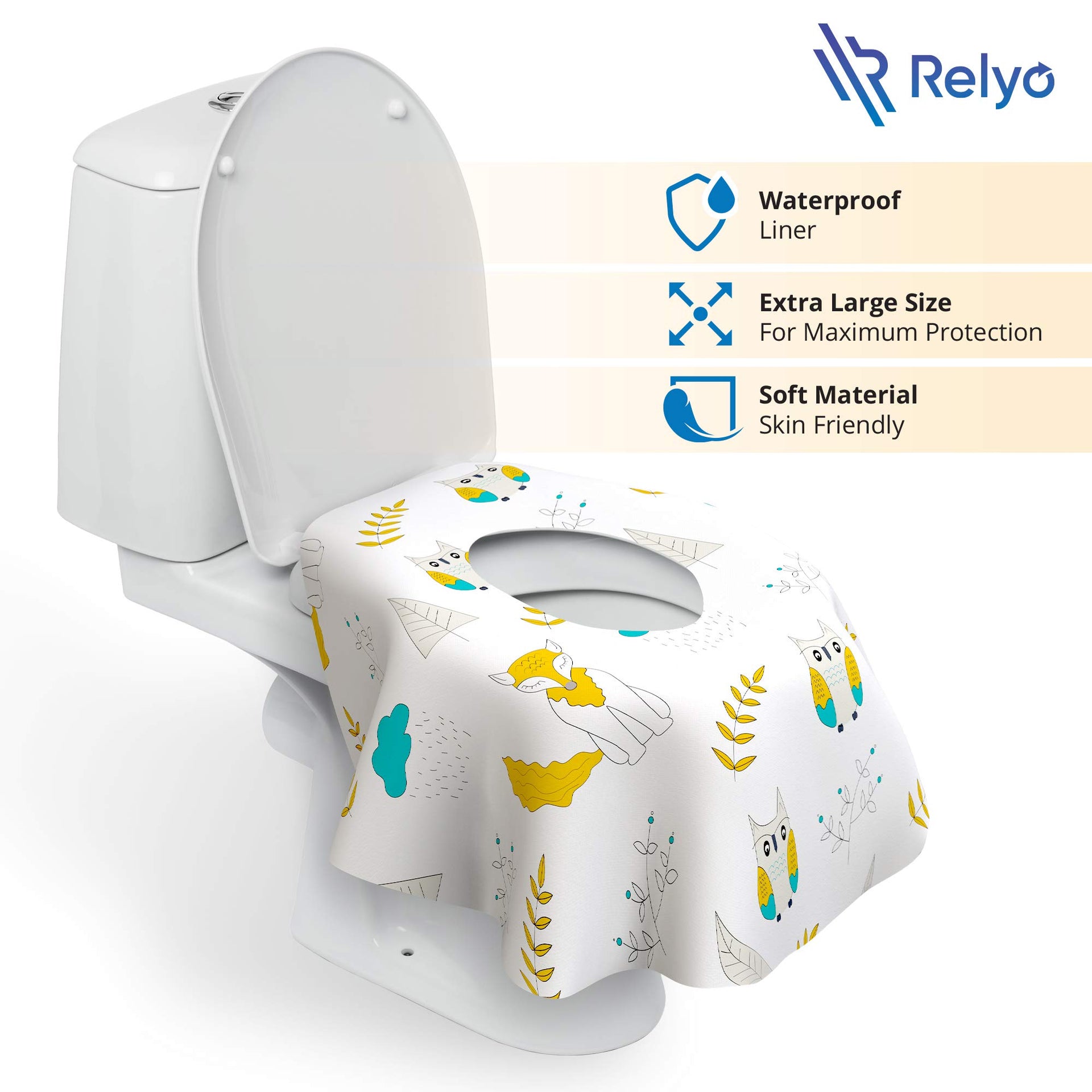 Disposable Toilet Seat Cover for Travel (20 Count)