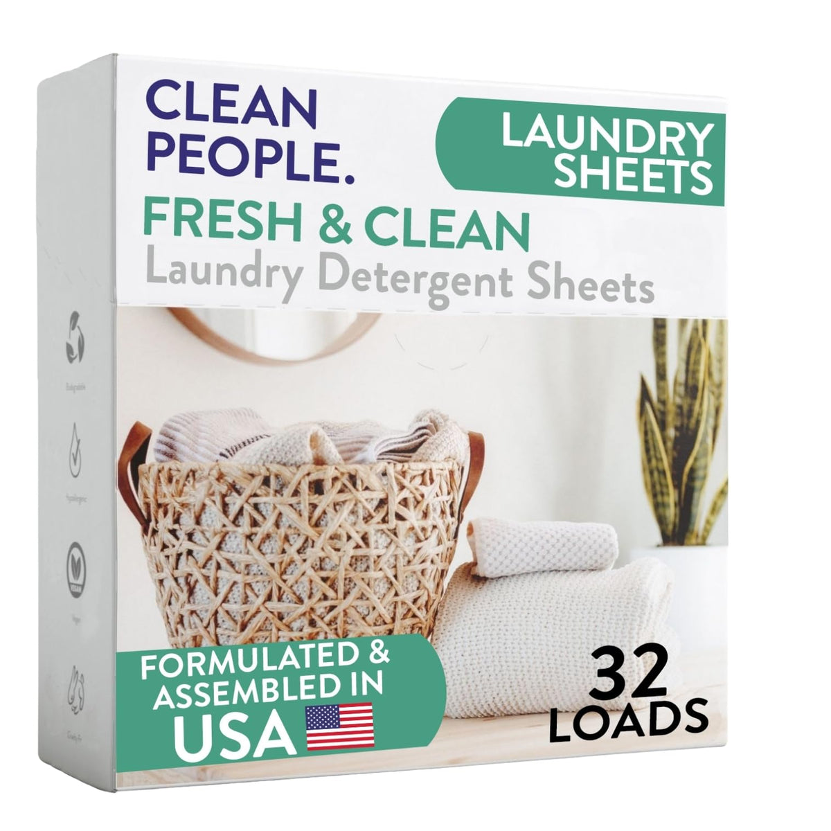 Laundry Detergent Sheets (32 Count)