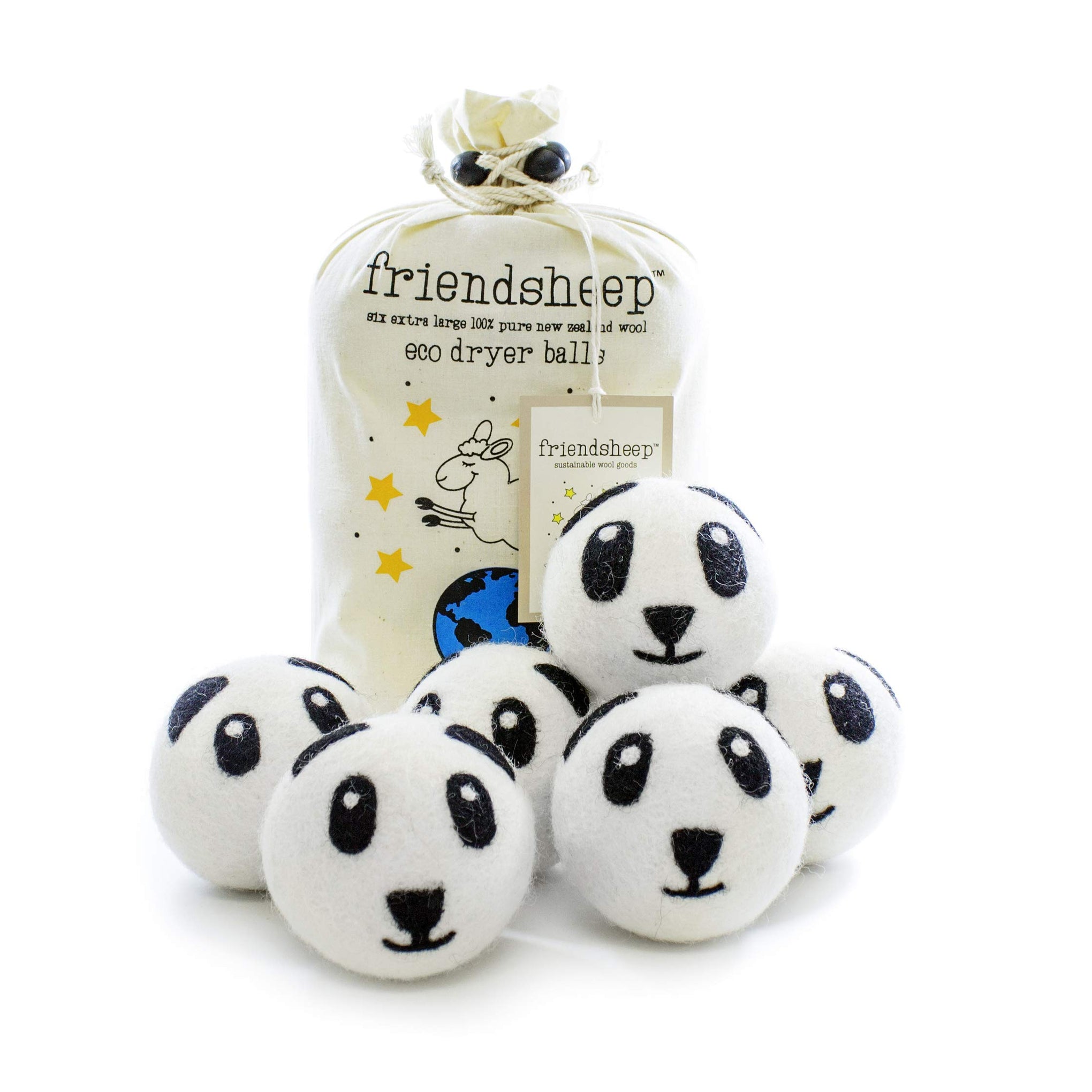 Wool Dryer Balls (6 Count)