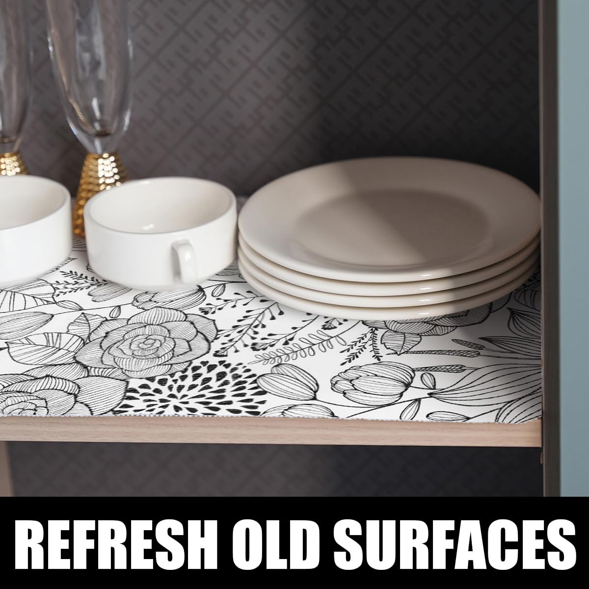 Shelf and Drawer Liner for Kitchen Cabinets (1417.2 sq in)