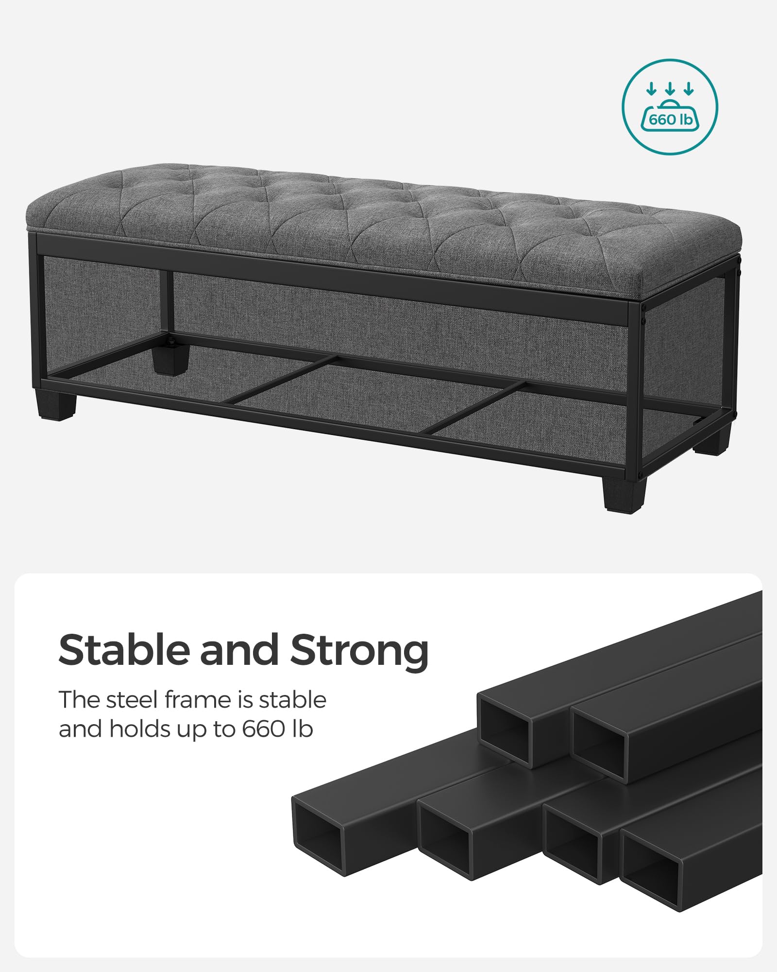 Storage Ottoman Bench