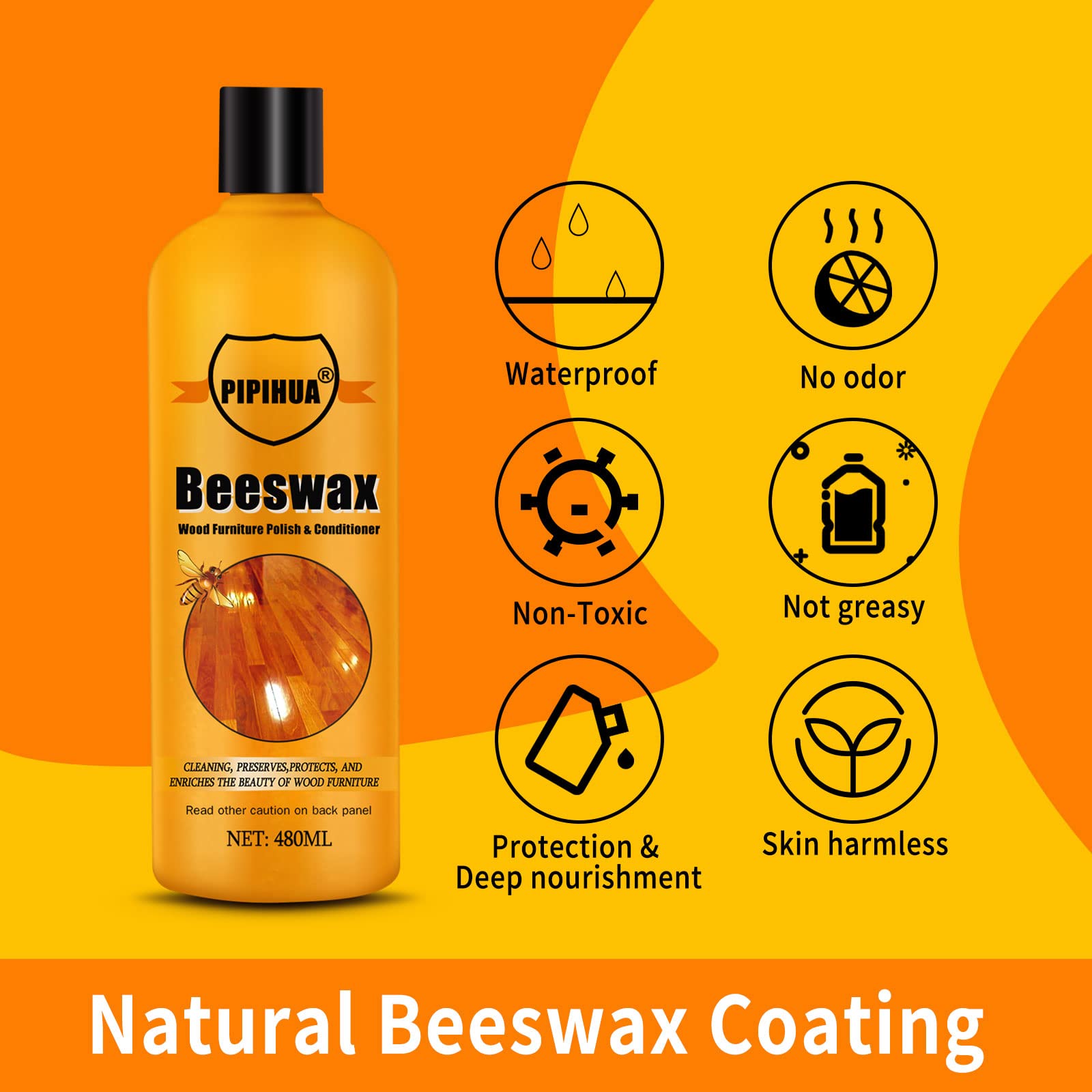 Beeswax Polish and Conditioner for Wood Furniture