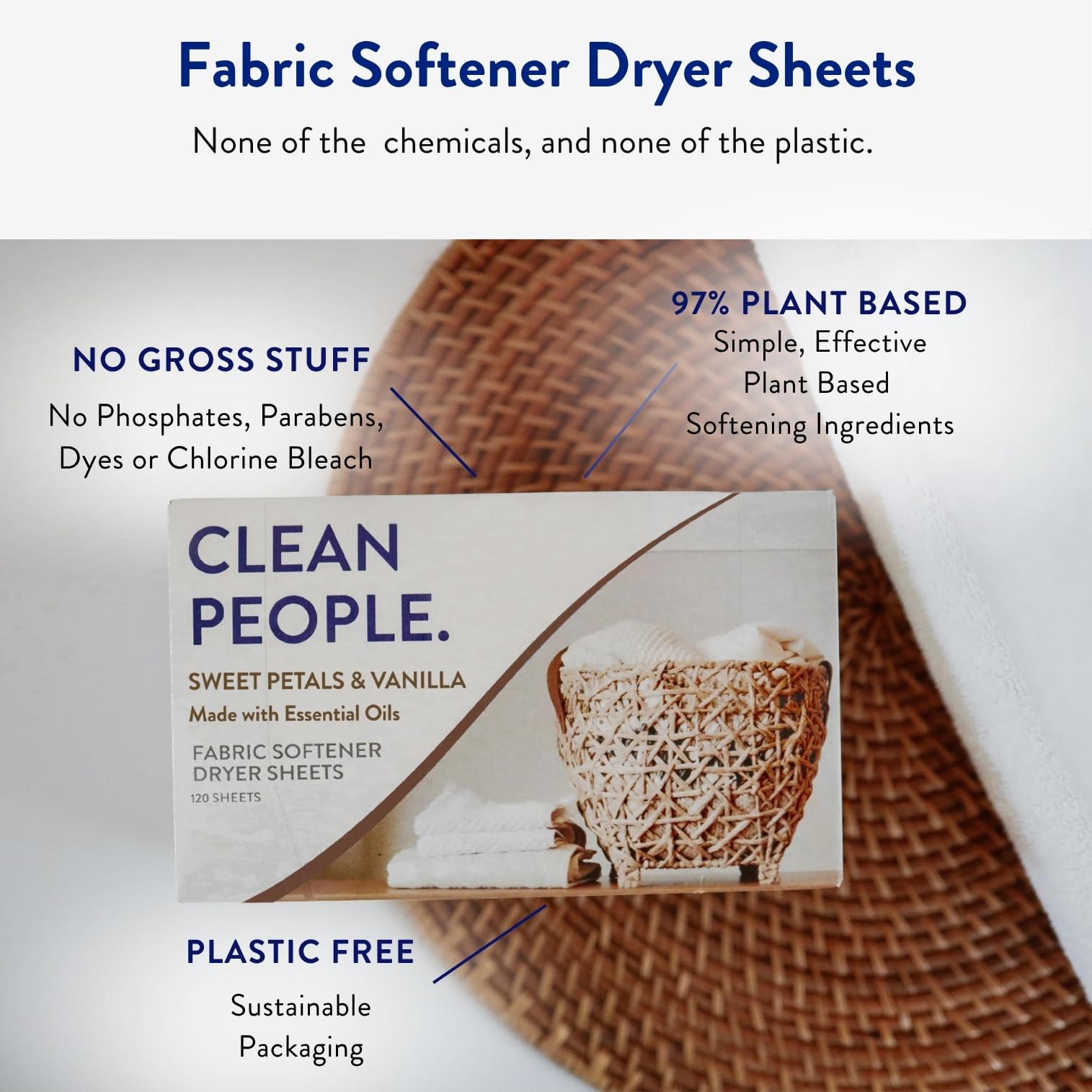 Fabric Softener Sheets (120 Count)