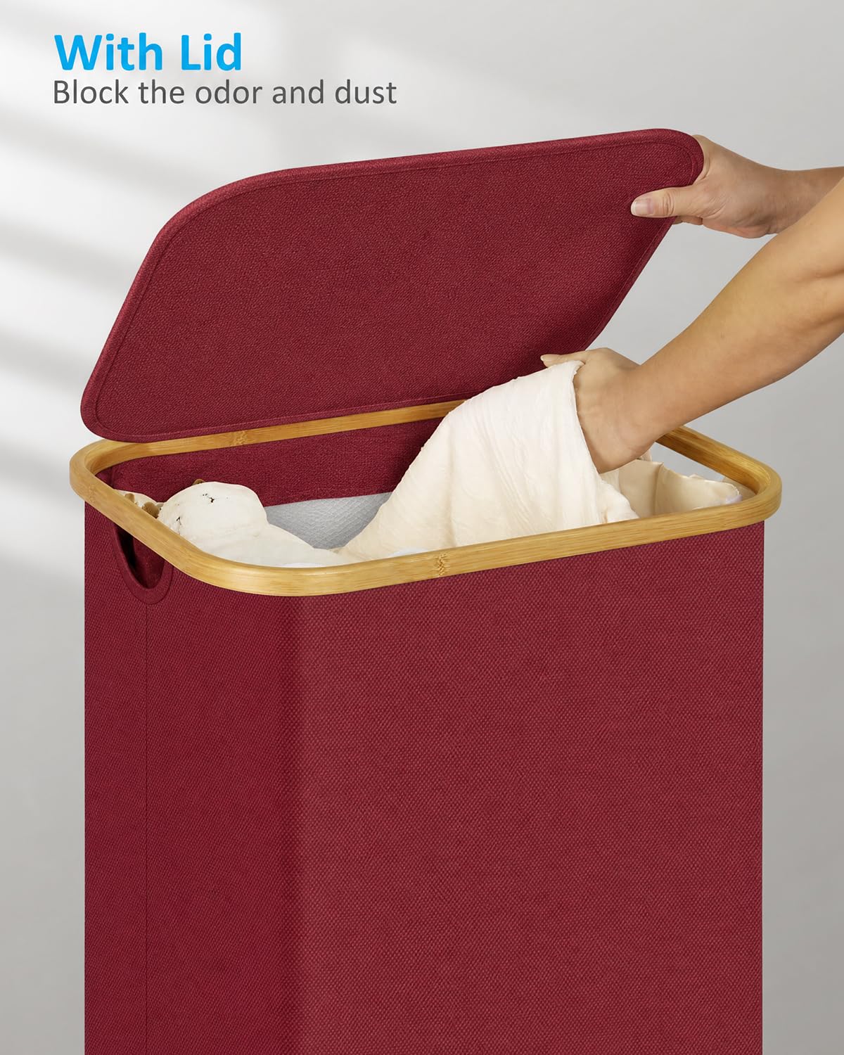 Laundry Basket with Wheels