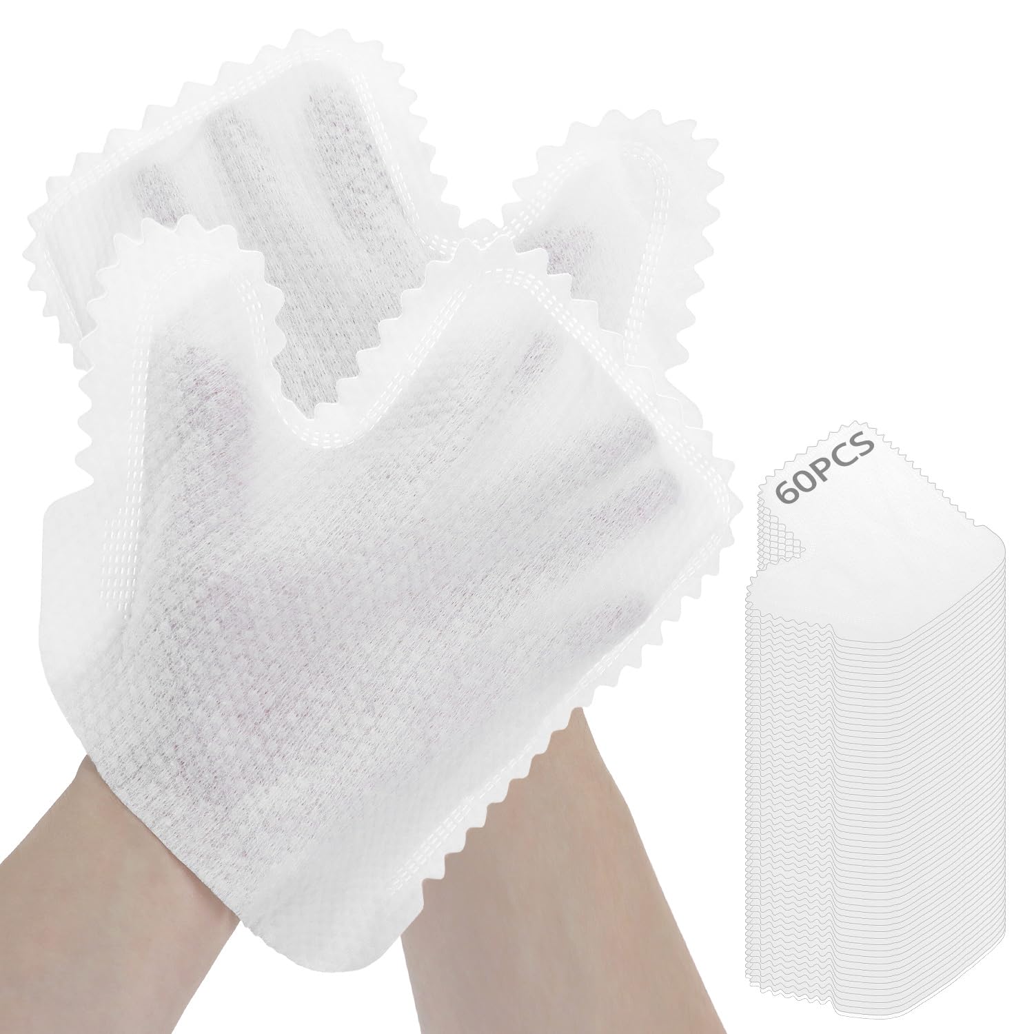 White Microfiber Dusting Gloves (60 Count)