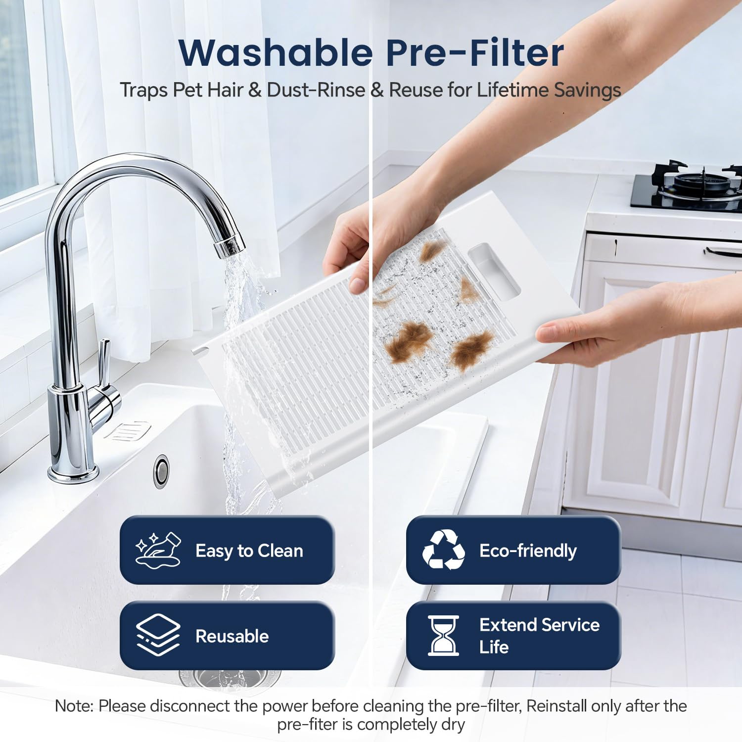 Air Purifiers for Home Large Room with Remote