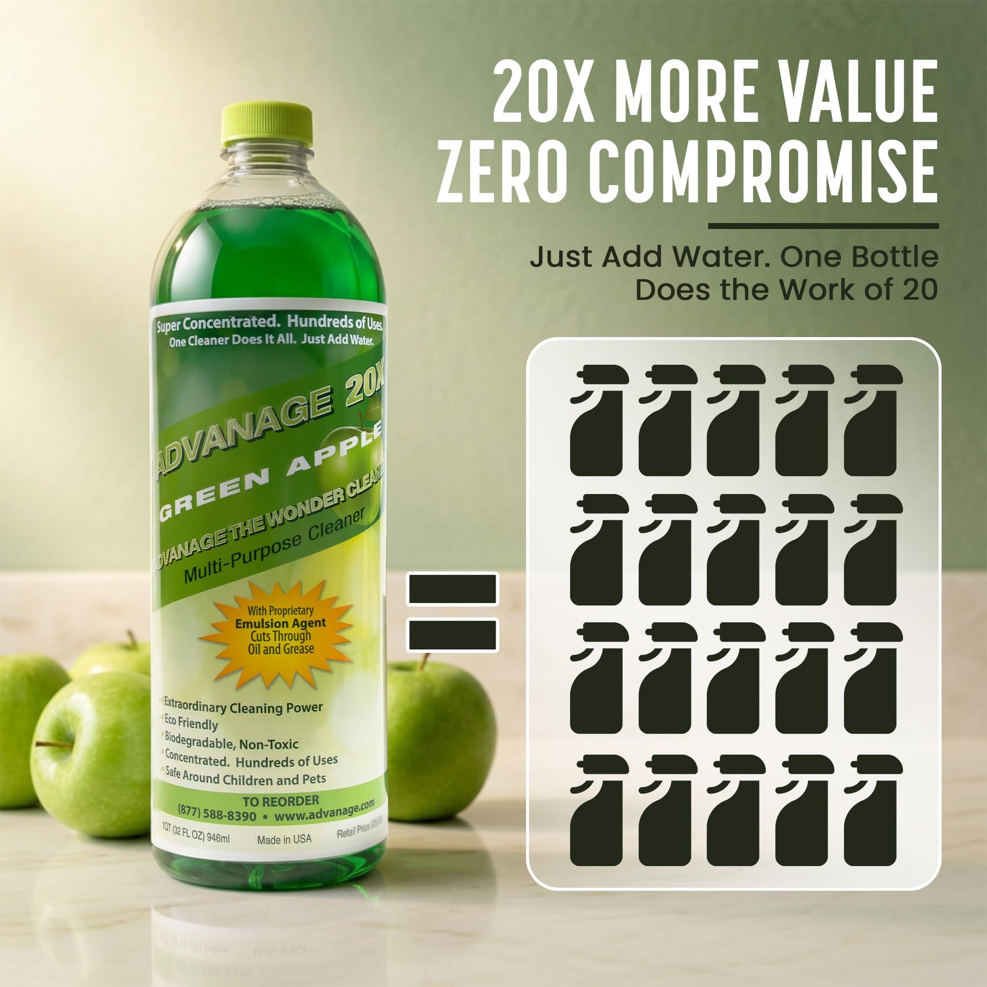 Advanage 20X All Purpose Cleaner Concentrate (32 Fl Oz)