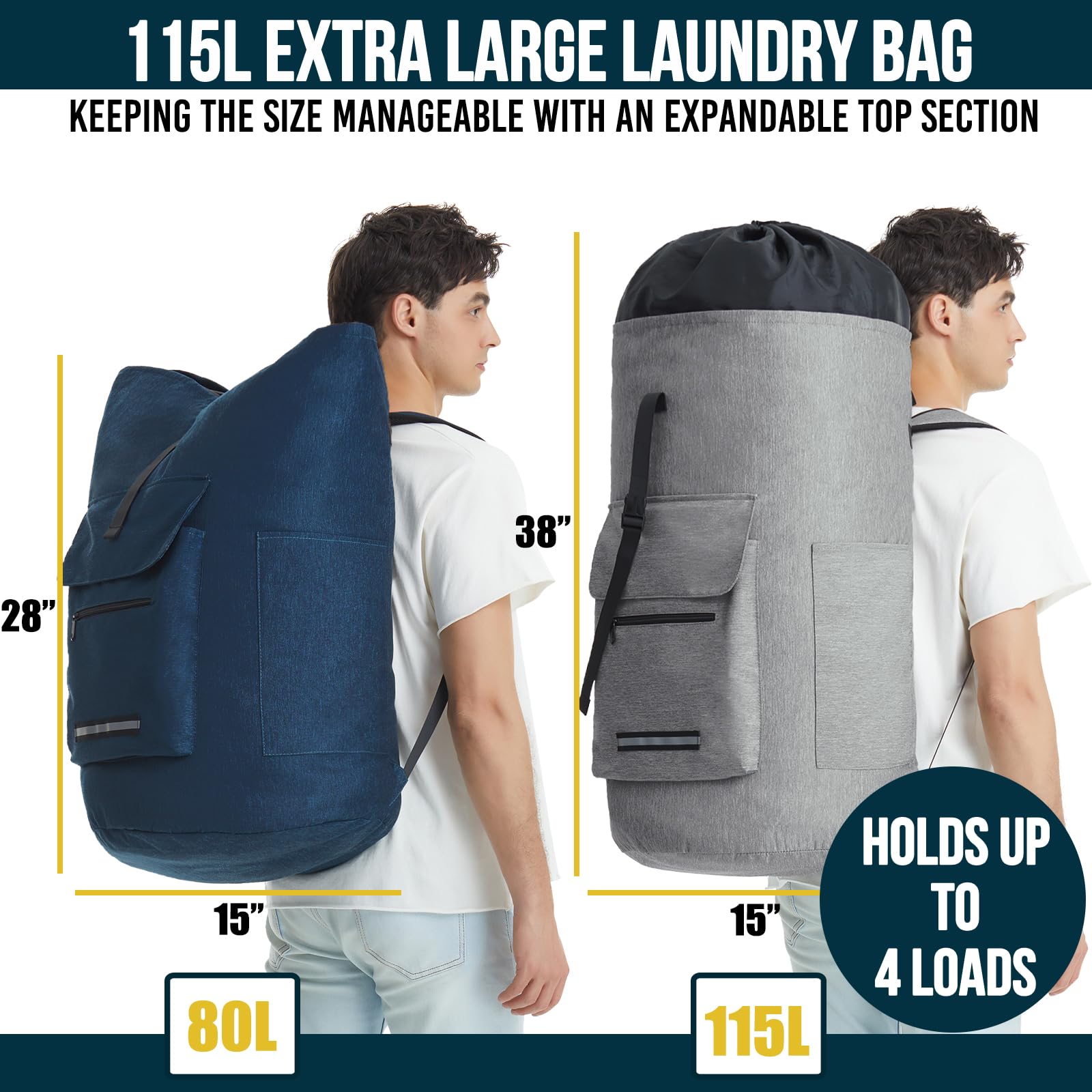 Laundry Backpack Bag