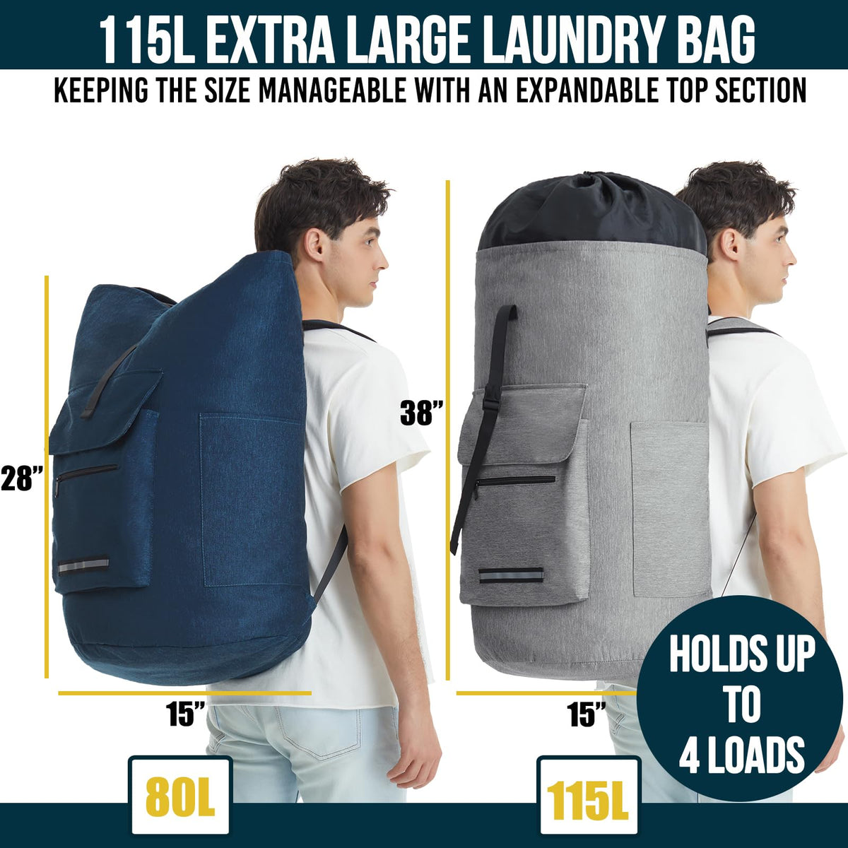 Laundry Backpack Bag