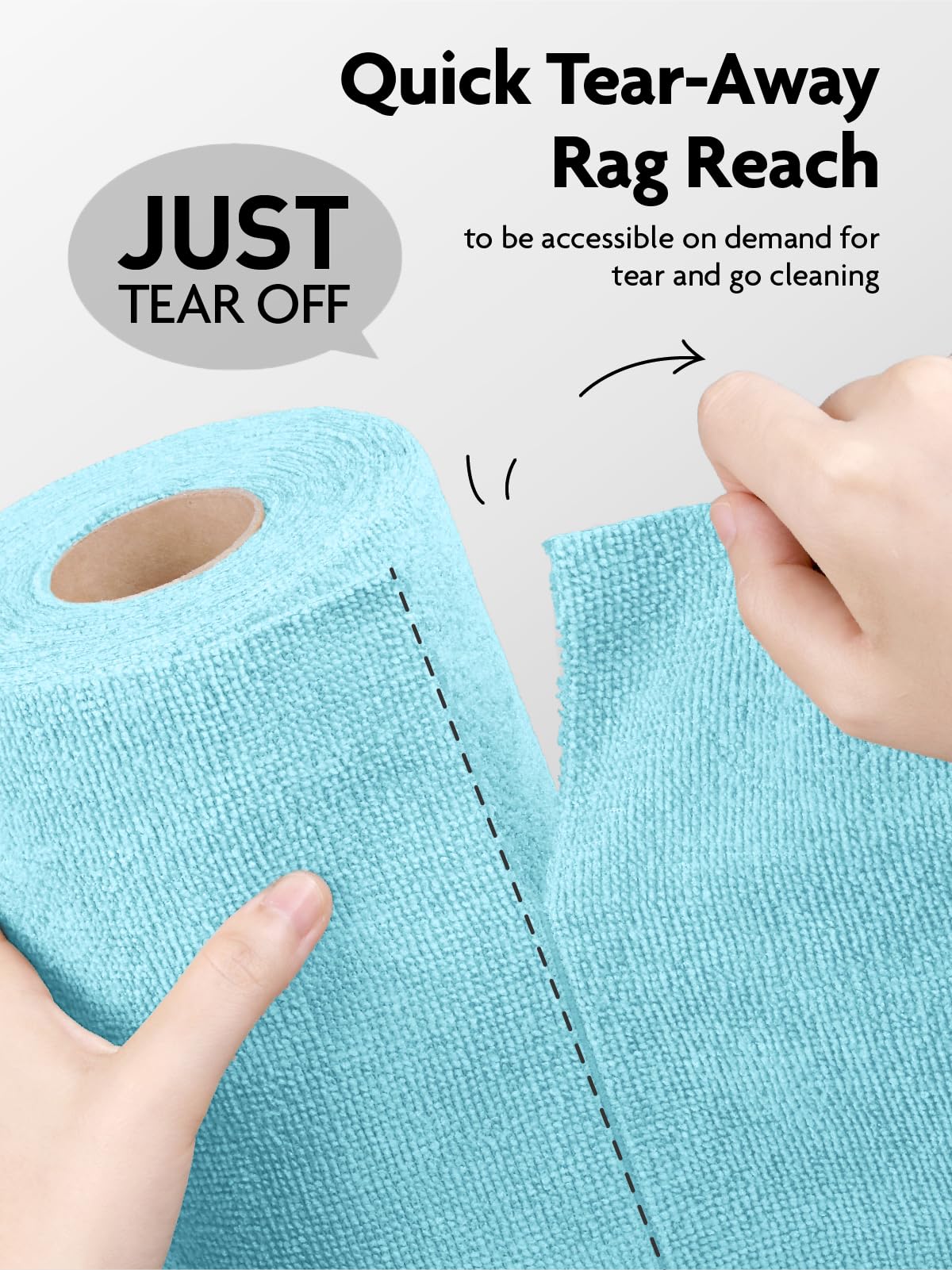 Microfiber Cleaning Cloth Roll (60 Count) - ModHome Supplies