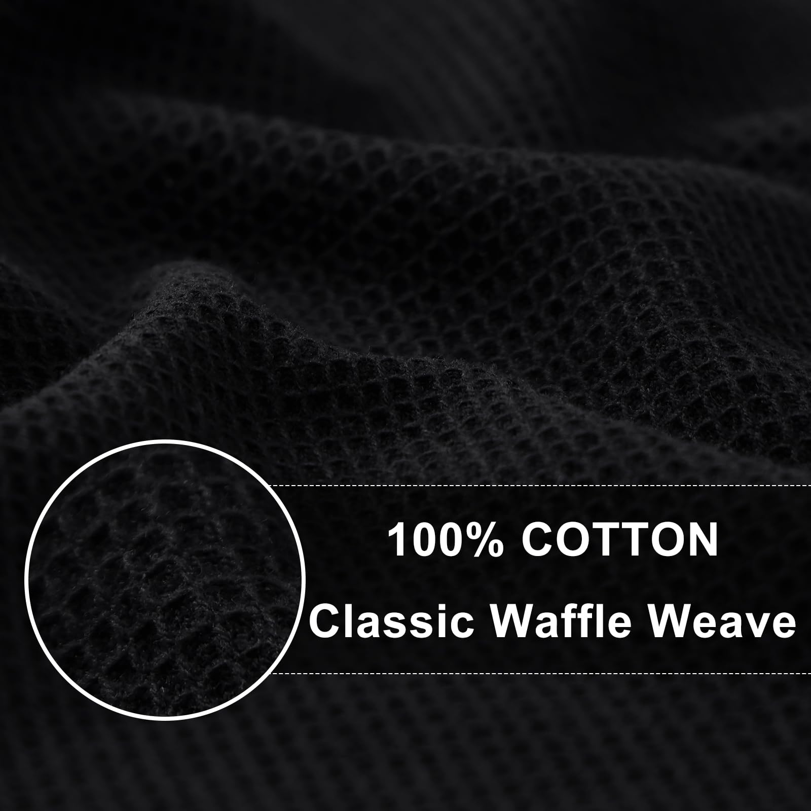 100% Cotton Waffle Weave Kitchen Towels (8 Count)