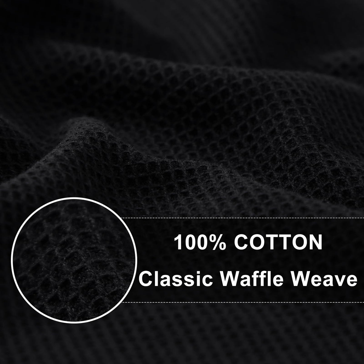 100% Cotton Waffle Weave Kitchen Towels (8 Count)