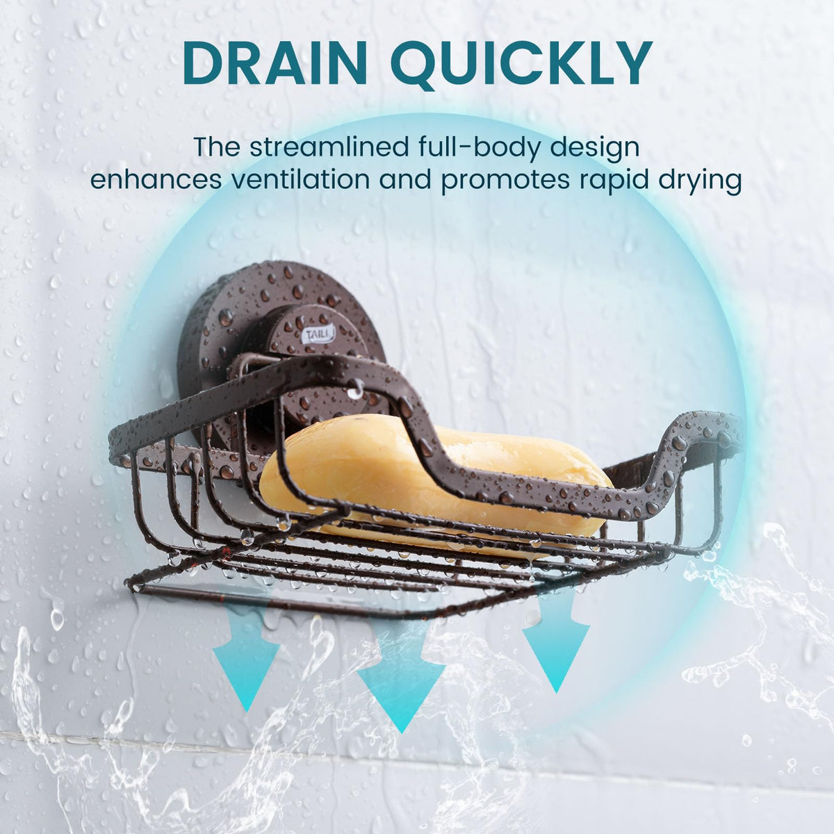 Soap Dish Bar Soap Holder Suction Cup