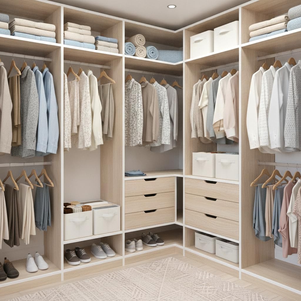 Storage Bins for Closet (2 Count)