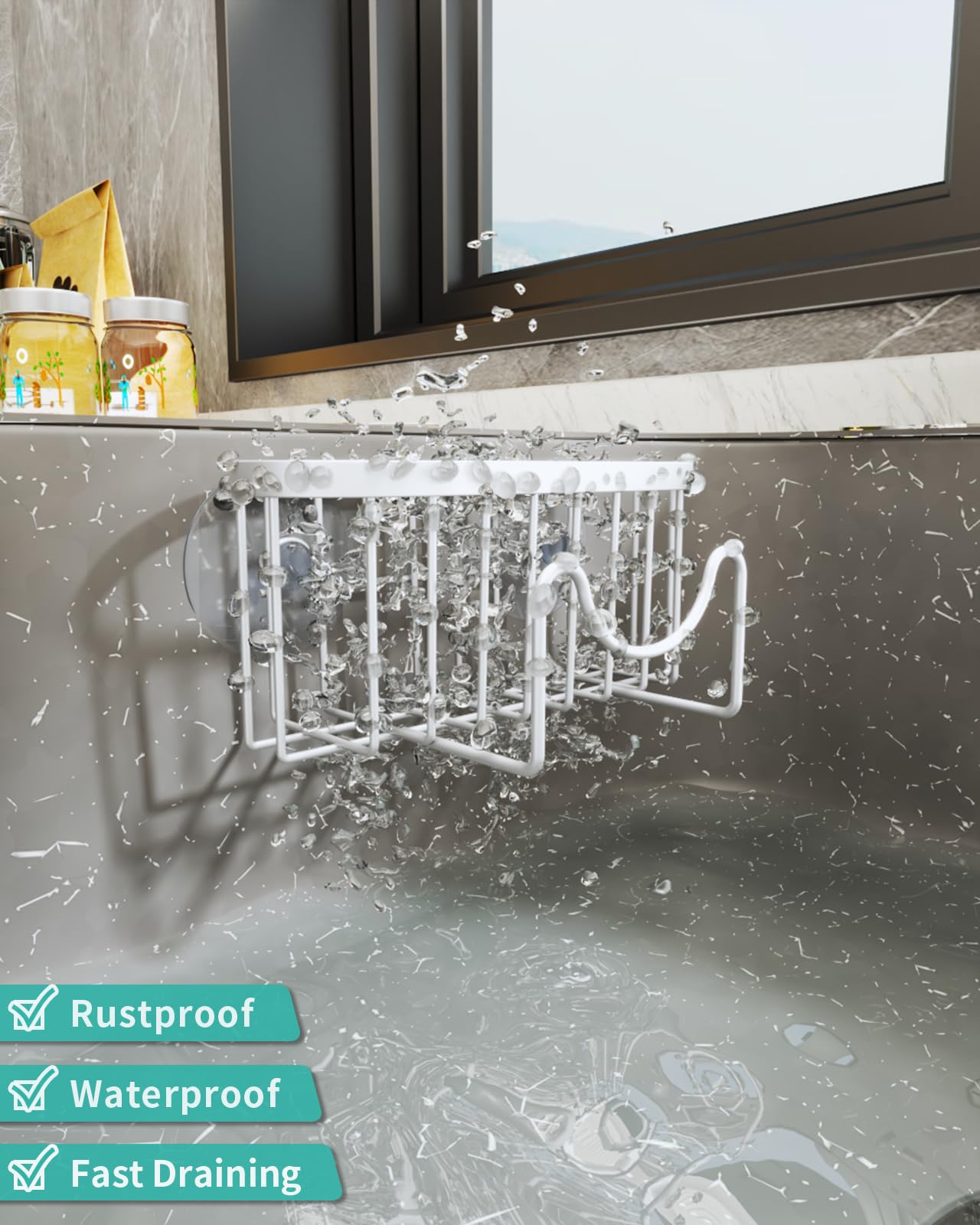 Sponge Holder for Kitchen Sink