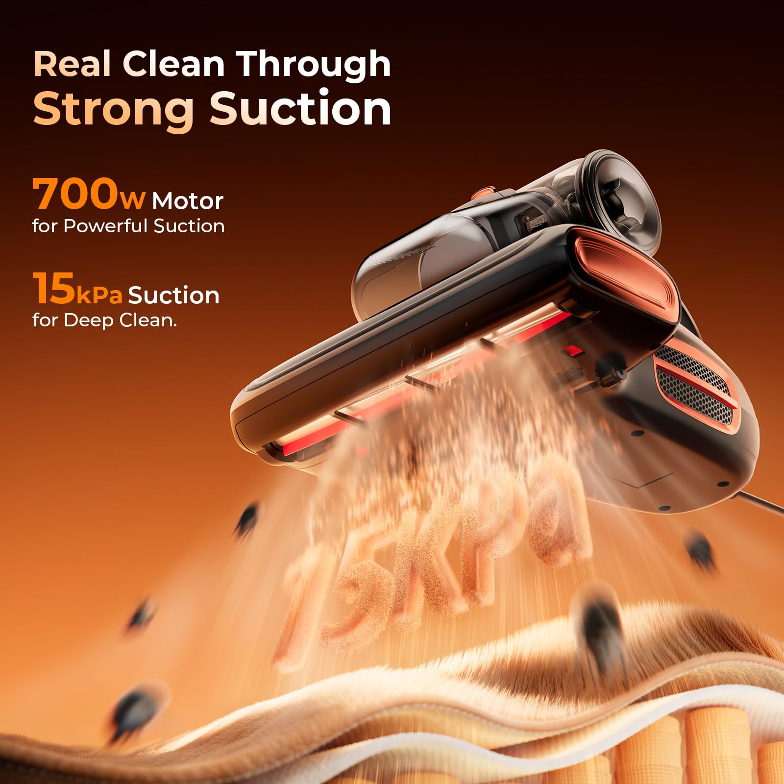 T600 Bed Mattress Vacuum Cleaner with UV