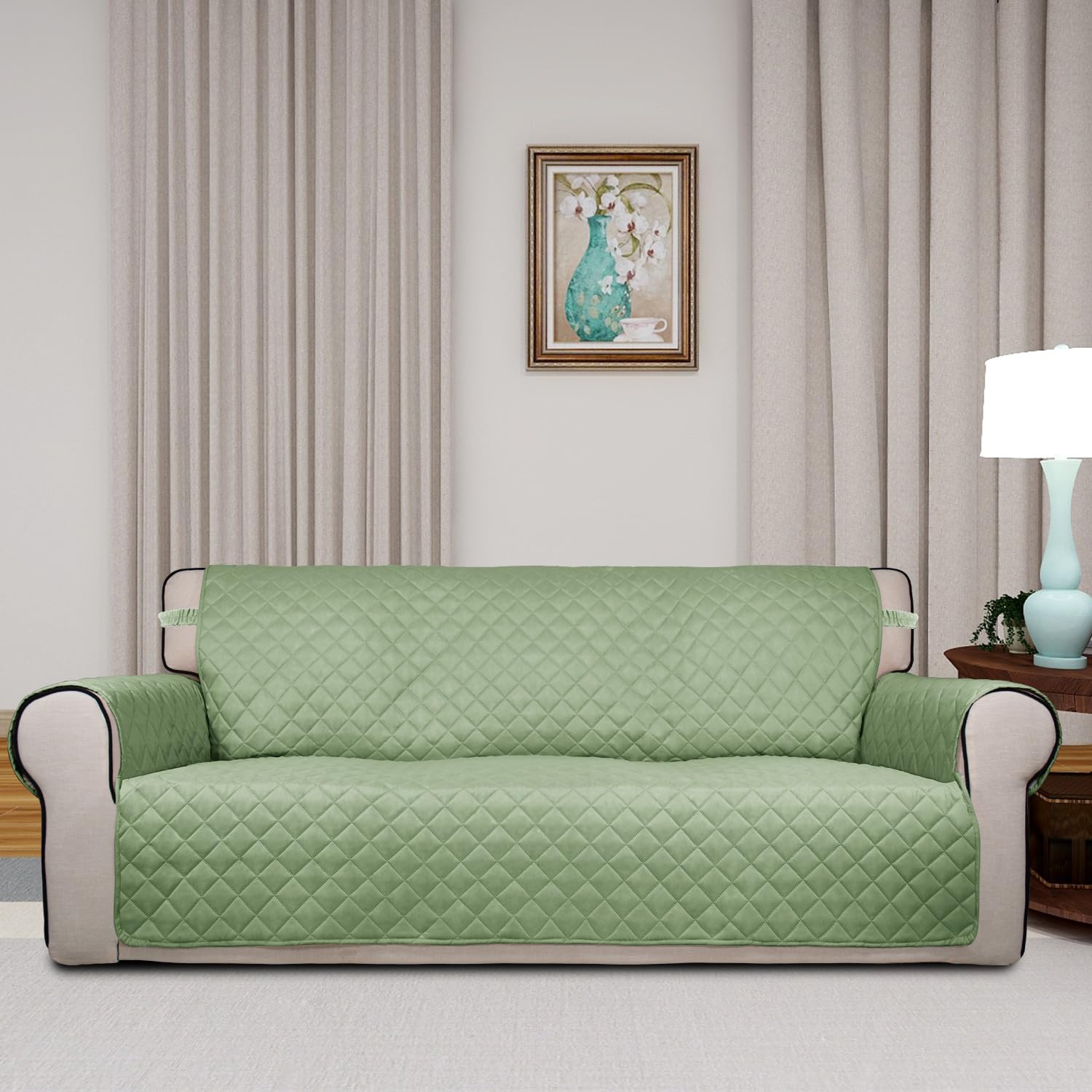 Reversible Quilted Sofa Cover Dog Couch Covers for Sofa