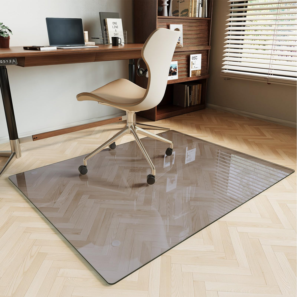 36" x 46" Office Chair Mat for Hardwood Floors & Carpets