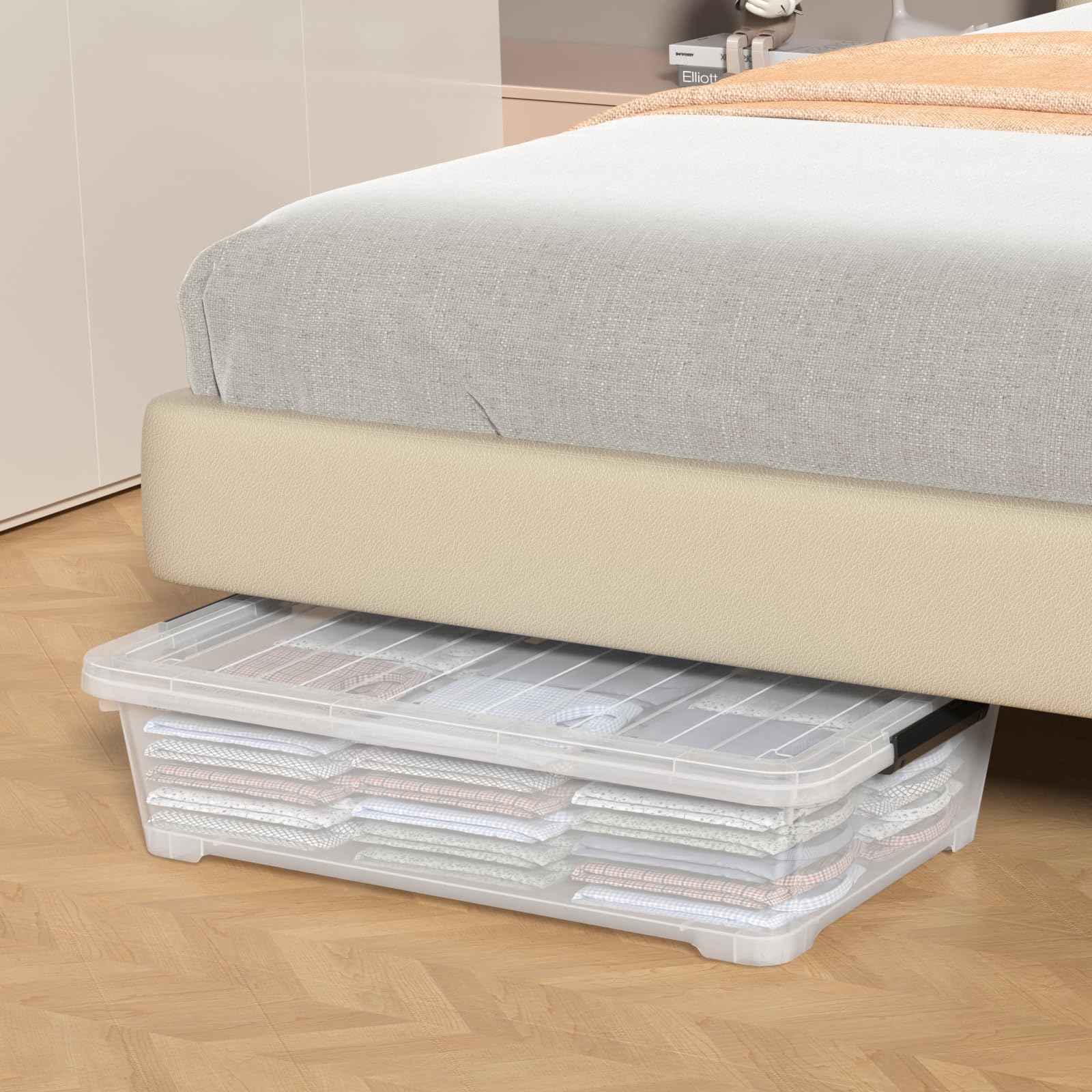 Under Bed Storage Bins With Wheels (3 Count)