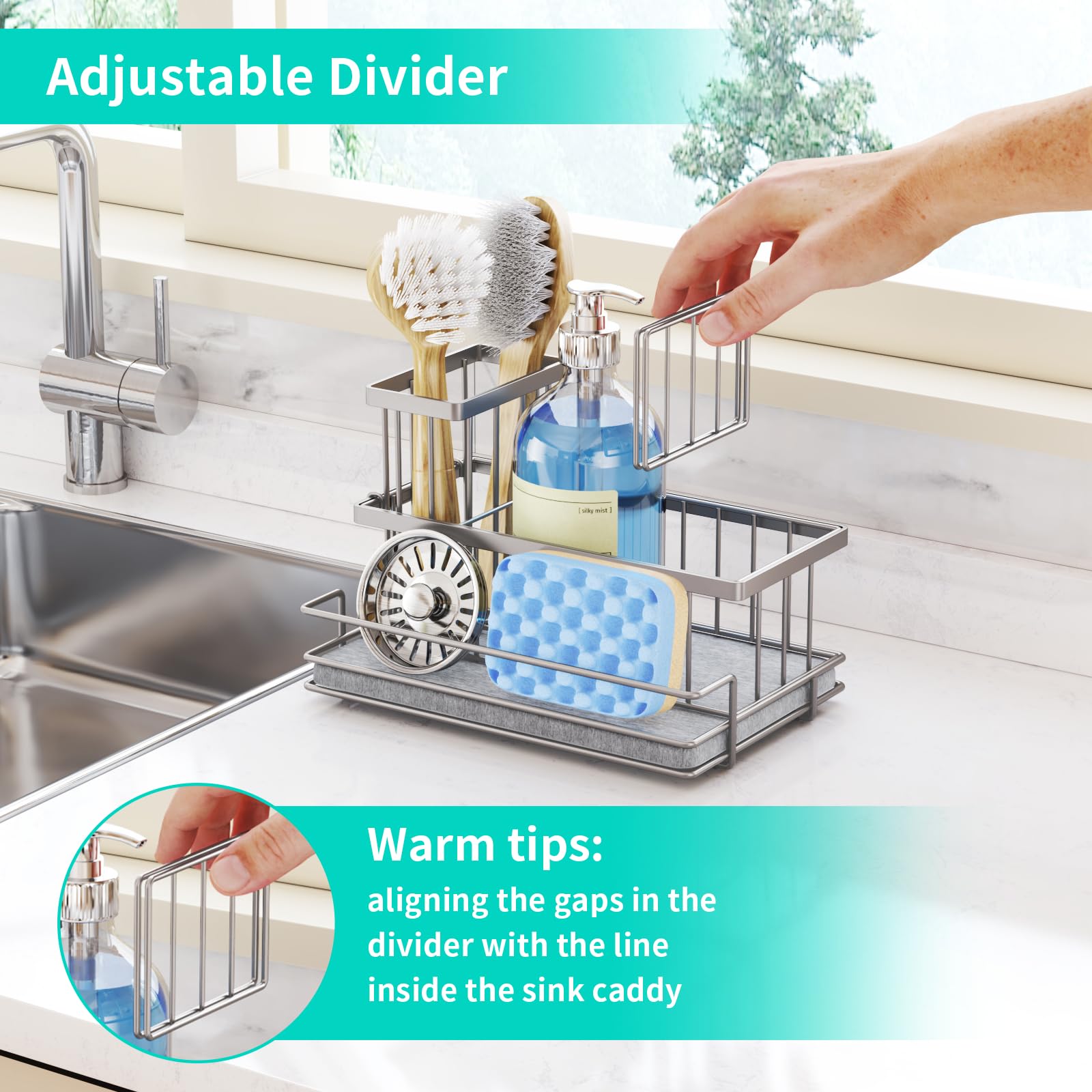 Sink Caddy Sponge Holder