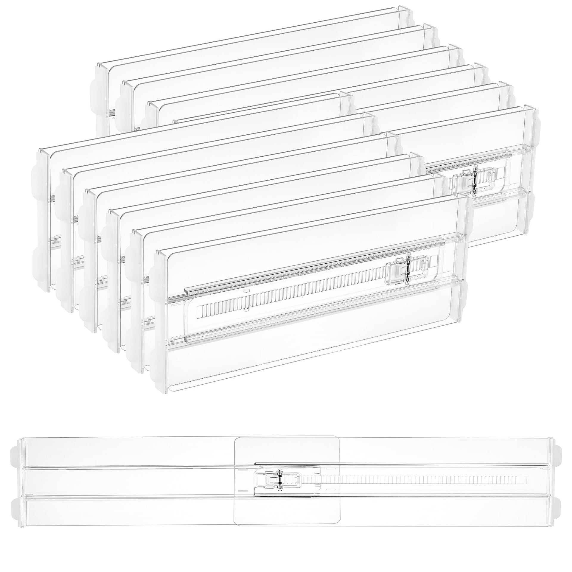 4" High Drawer Dividers for Clothes (12 Count)