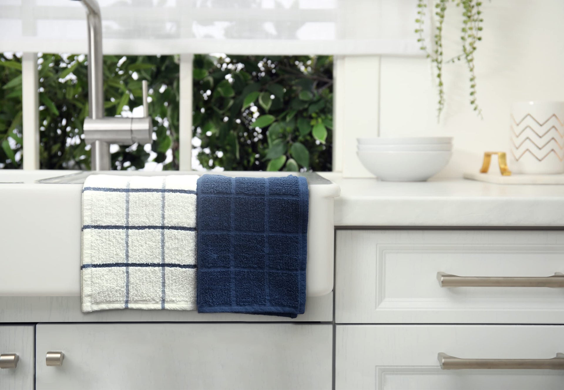 100% Cotton Terry Dish Cloth & Dish Towel (6 Count)
