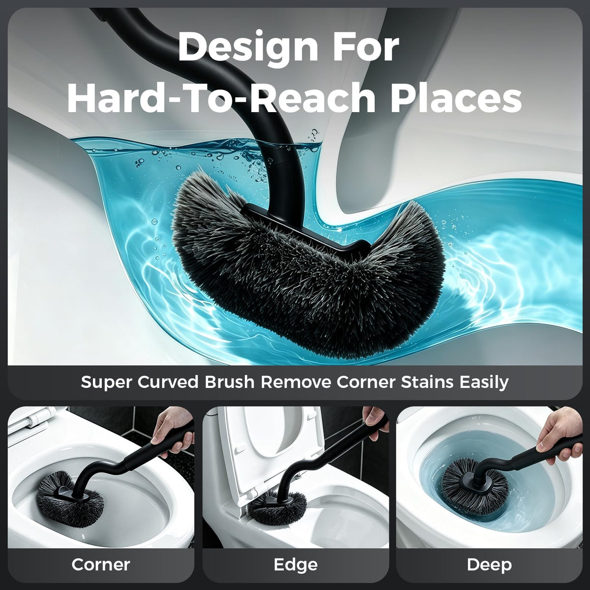 Toilet Bowl Brush and Holder