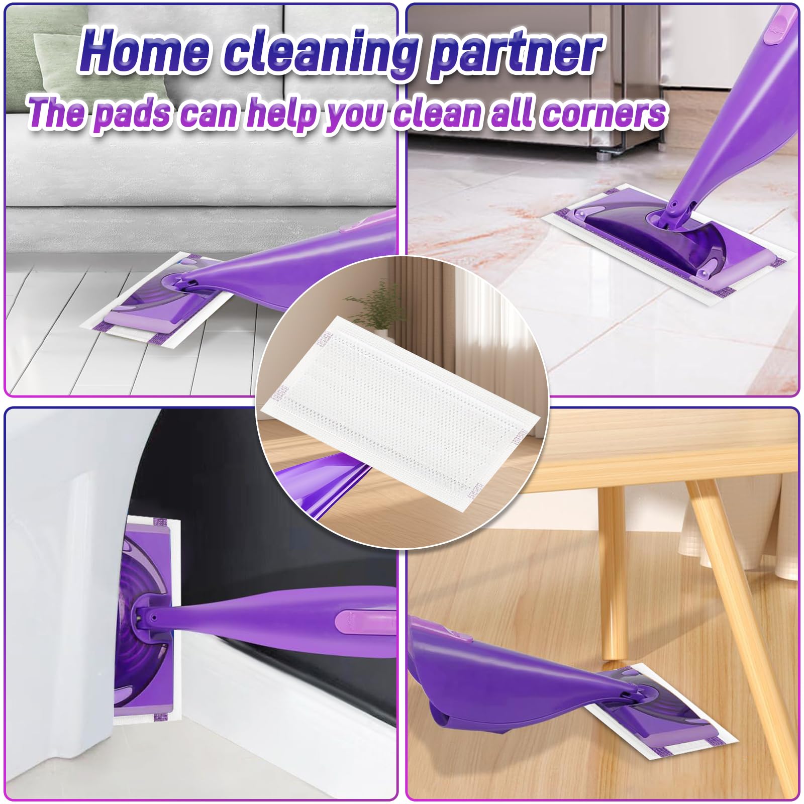 40Pack Mopping Pad Refill for Swiffer Wetjet Mop (40 Count)