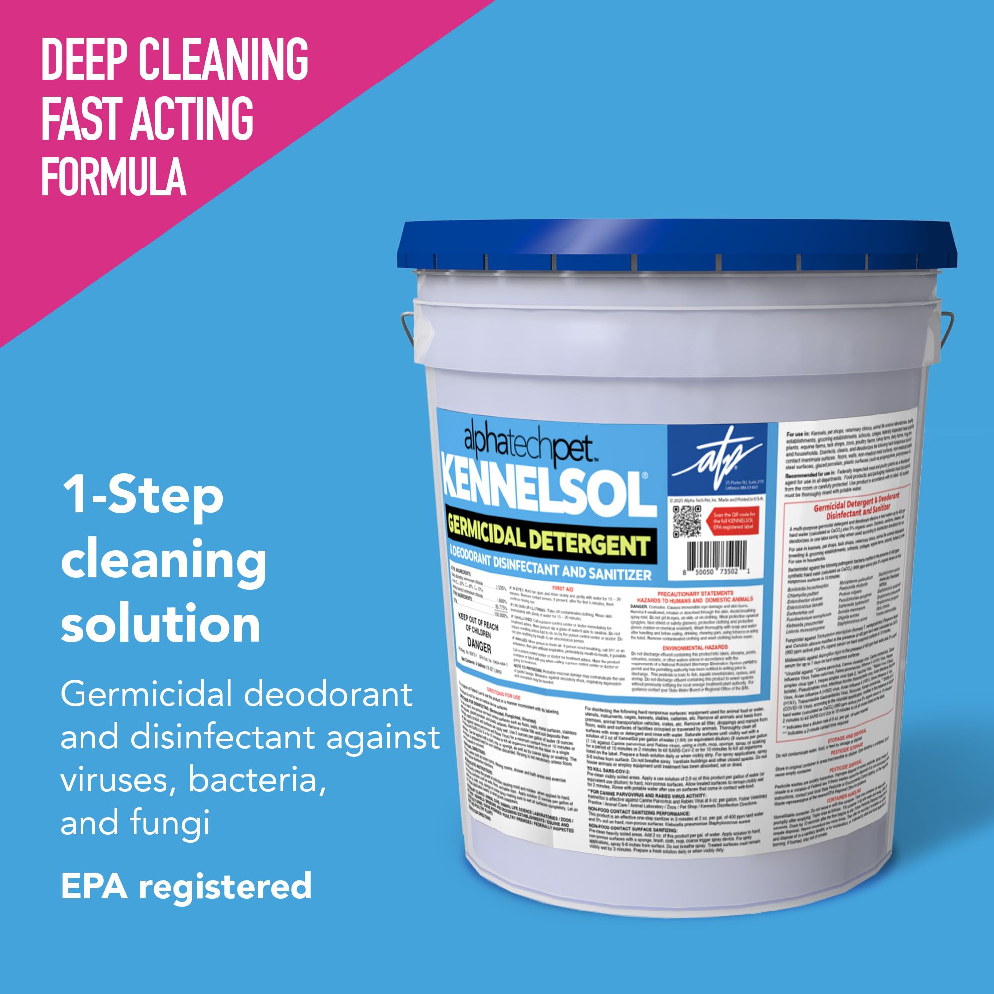 KennelSol Disinfectant & Cleaner for Kennels (640 Fl Oz) - ModHome Supplies