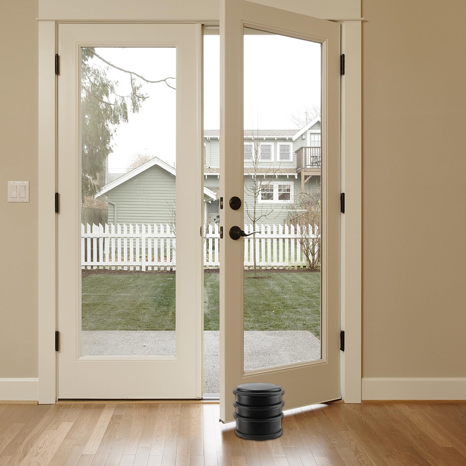4 PCS Heavy Duty No Drill Door Stopper (4 Count)