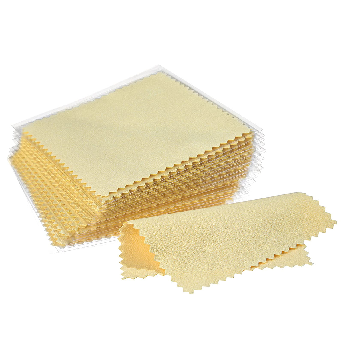 100pcs Premium Jewelry Cleaning Cloth (100 Count)