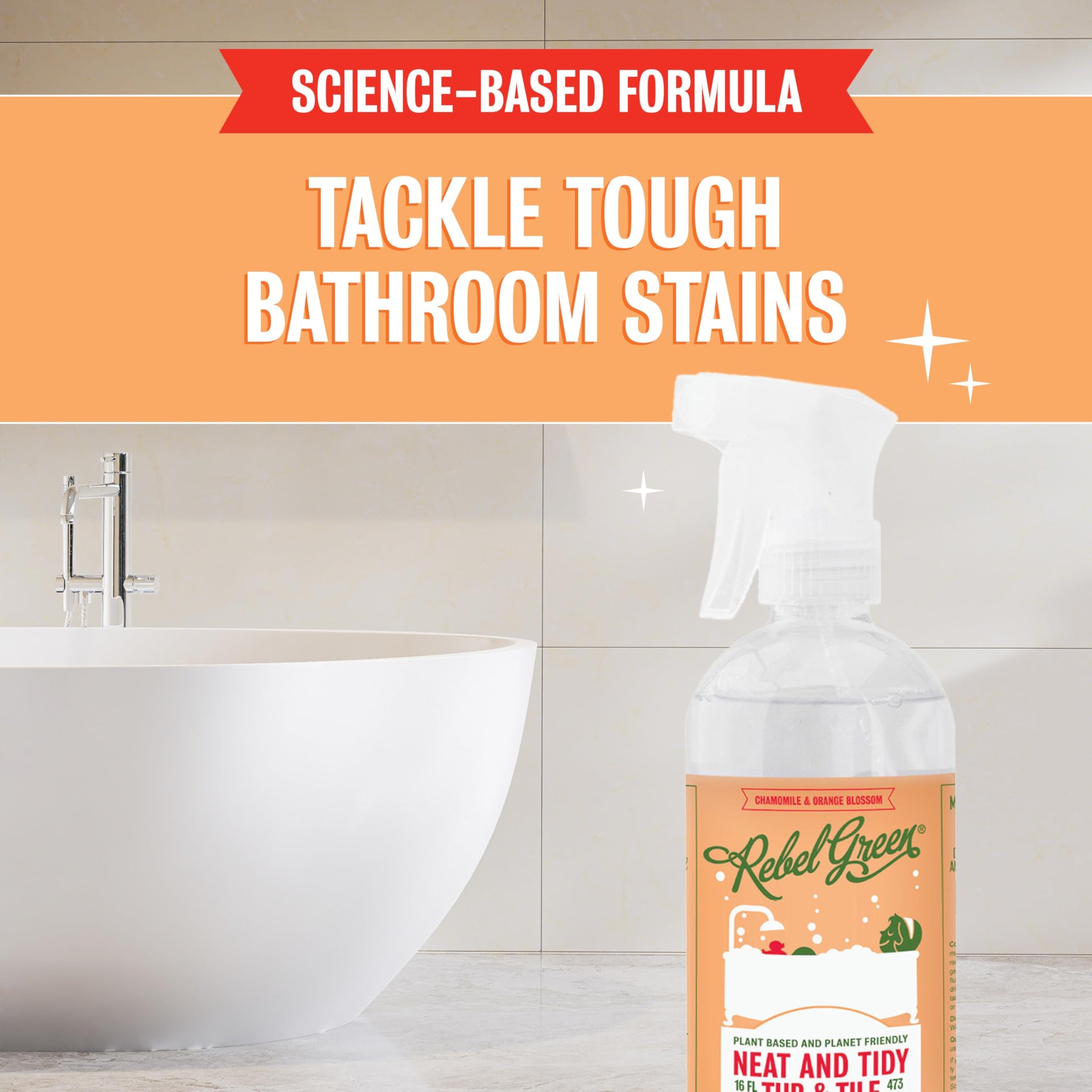 Neat and Tidy Tub and Tile Bathroom Cleaner Spray (16 Fl Oz)