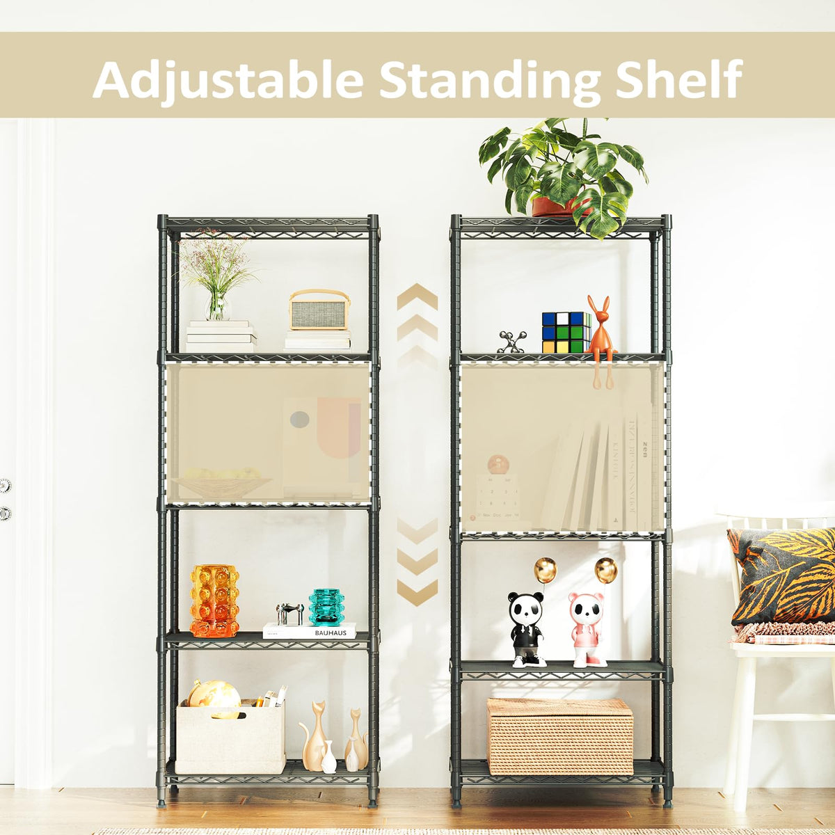 5 Tier Wire Shelving Unit